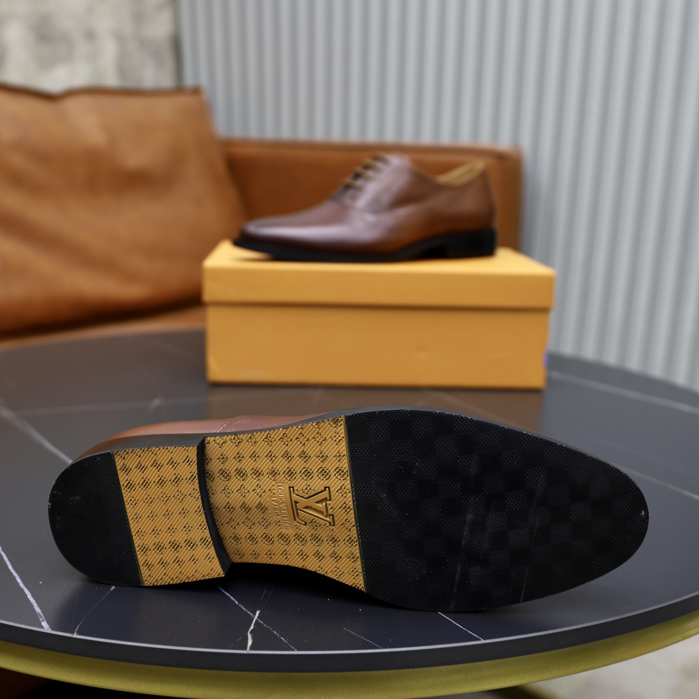 Louis Vuitton Brown Leather Oxford Dress Shoes for Men, Sizes 38-44 10 i1745510885940 6126 0 8