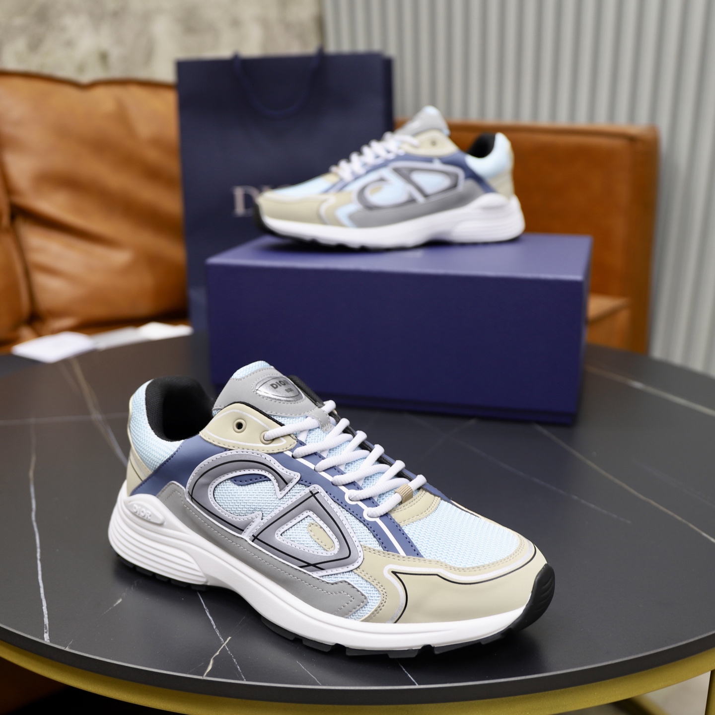 Dior B30 Series Sneakers - Multicolor Mesh & Technical Fabric - Low-Top Design 9 i1746548112182 639 0 7