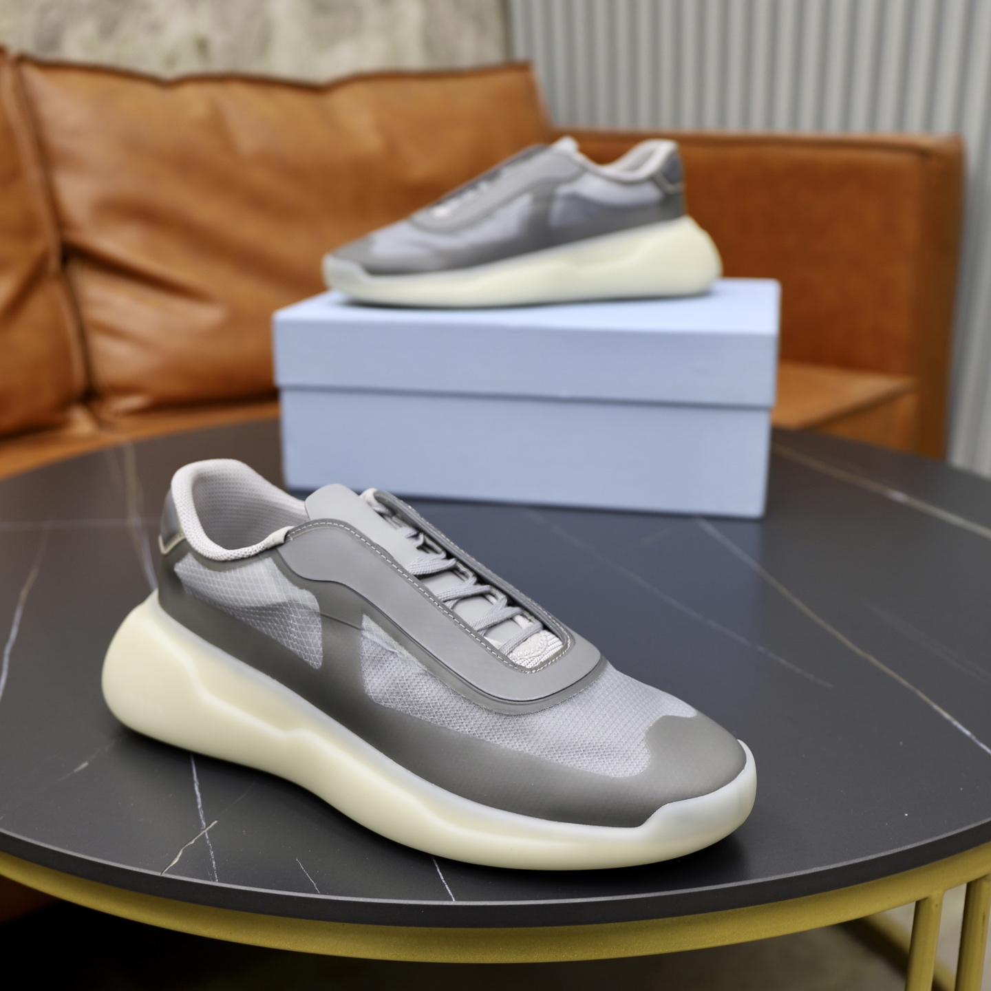 Prada America's Cup Sneakers in Recycled Nylon and Bike Fabric 9 i1746634354877 9993 0 7