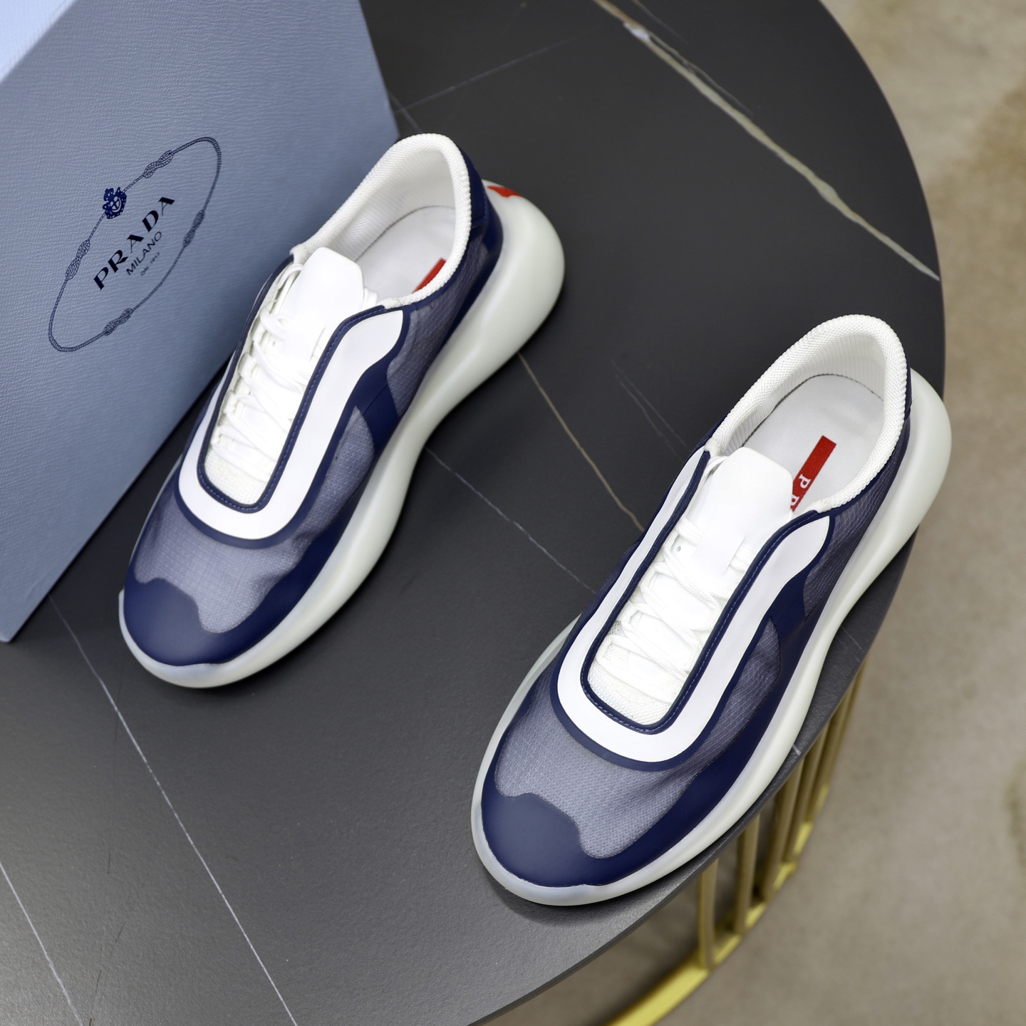 Prada America's Cup Sneakers in Recycled Nylon and Bike Fabric,Size 39-44 3 i1746634454672 7713 0 1