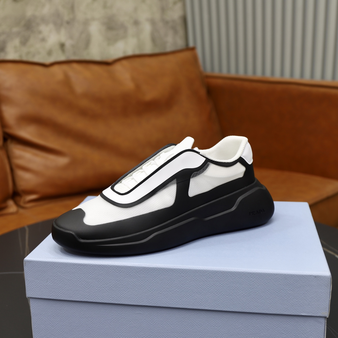 Prada America's Cup Sneakers in Recycled Nylon and Bike Fabric-Size 39-44 5 i1746634470961 1979 0 3