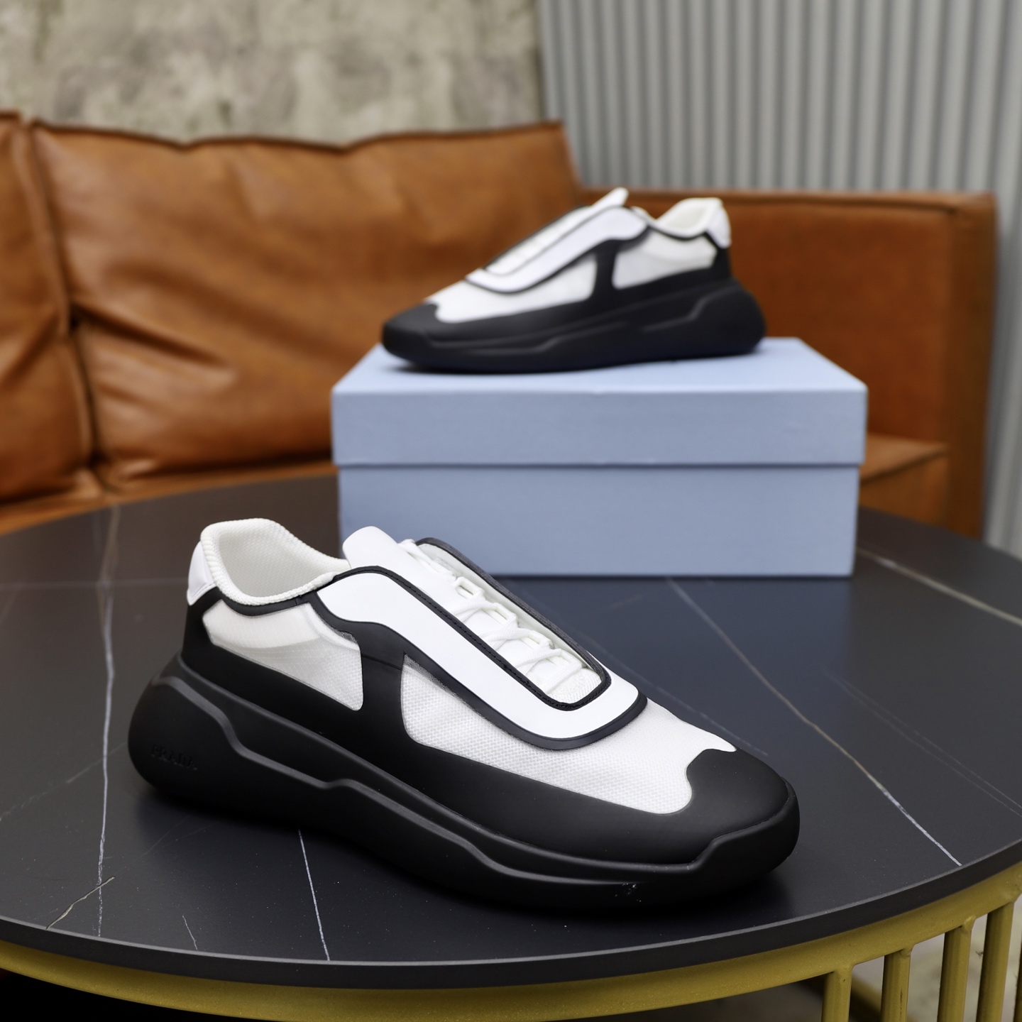 Prada America's Cup Sneakers in Recycled Nylon and Bike Fabric-Size 39-44 9 i1746634472690 114 0 7