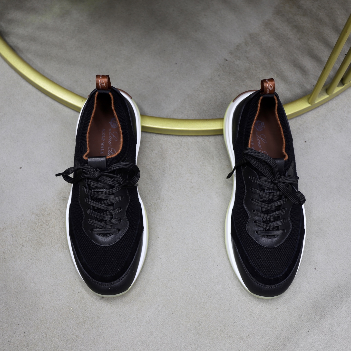 ：330Loropiana  LPsize ；38-44 「45.46 custom」 Piel de vaca acolchada pie realmente especialmente bueno