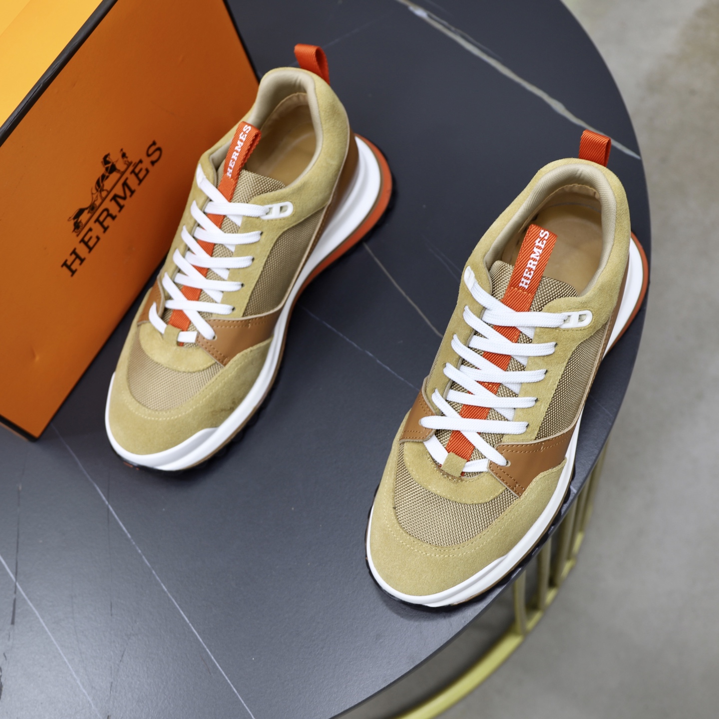 Hermes Men's Runway Sneakers - Classic Design, Premium Materials, Size 38-44 3 i1753978161911 8835 0 1