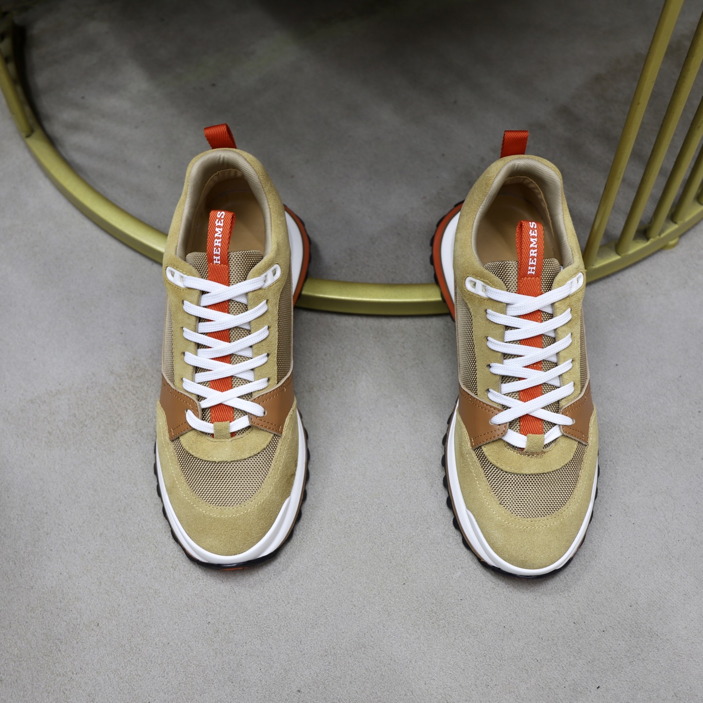 Hermes Men's Runway Sneakers - Classic Design, Premium Materials, Size 38-44 4 i1753978161962 6873 0 2