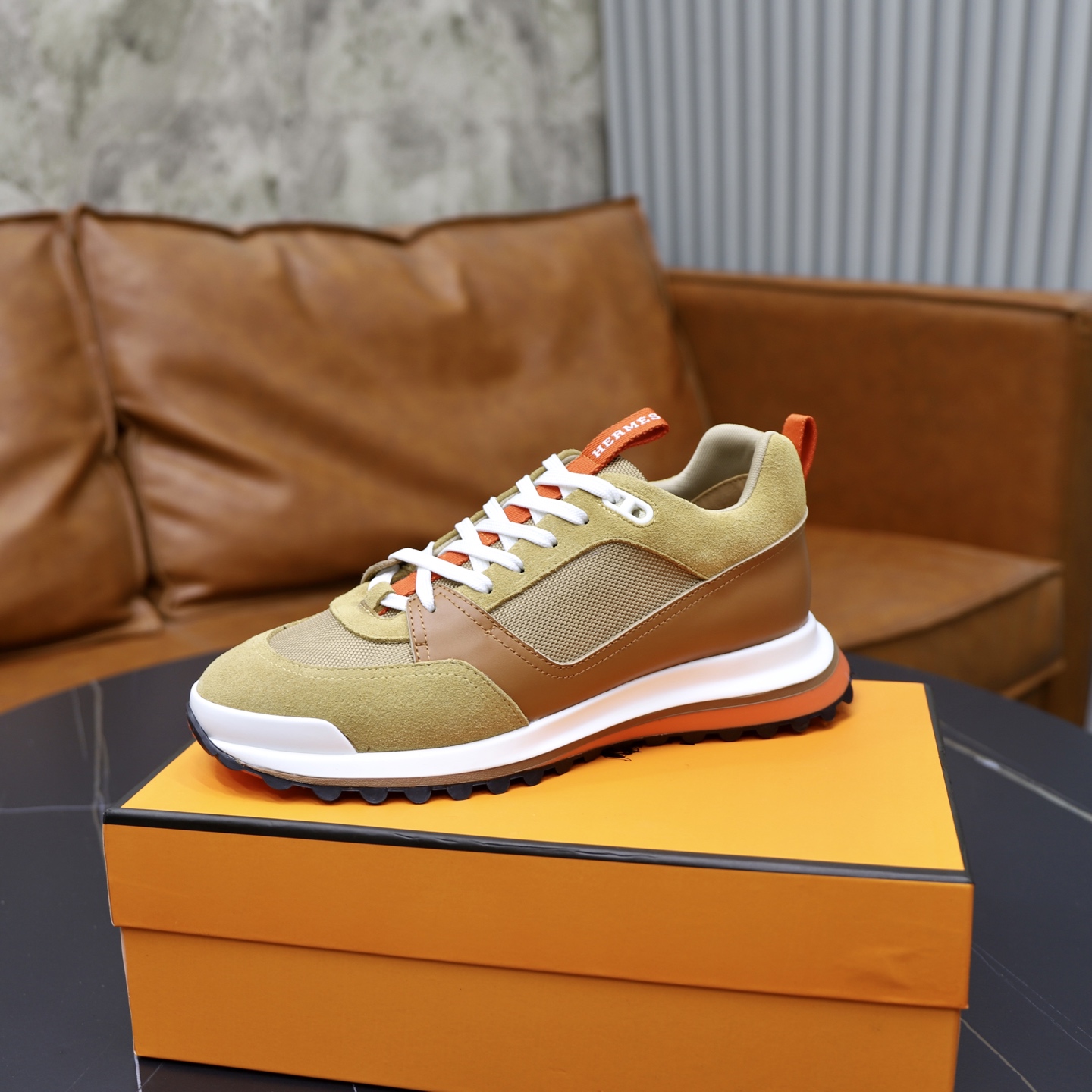 Hermes Men's Runway Sneakers - Classic Design, Premium Materials, Size 38-44 5 i1753978163584 9189 0 3