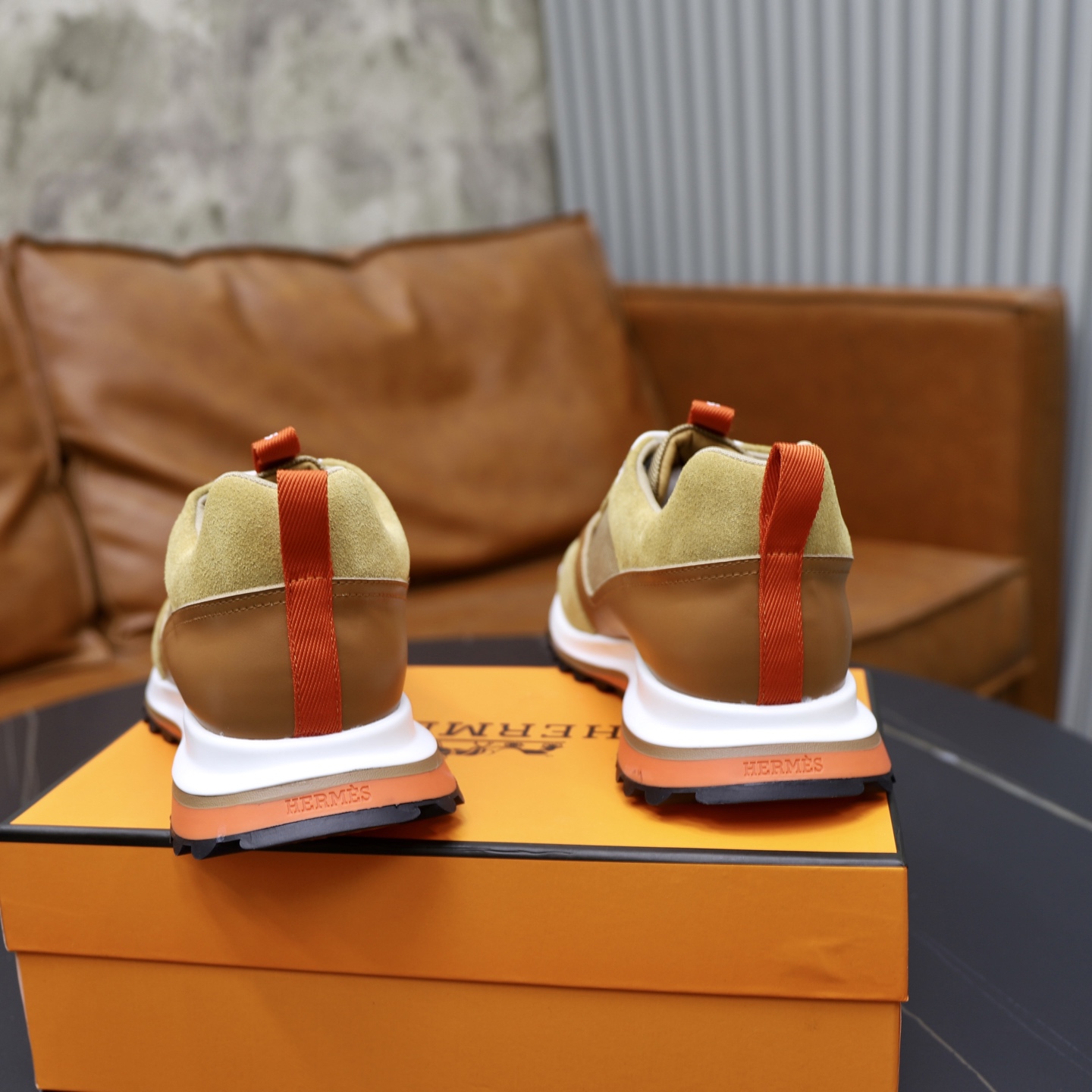 Hermes Men's Runway Sneakers - Classic Design, Premium Materials, Size 38-44 6 i1753978163612 9764 0 4