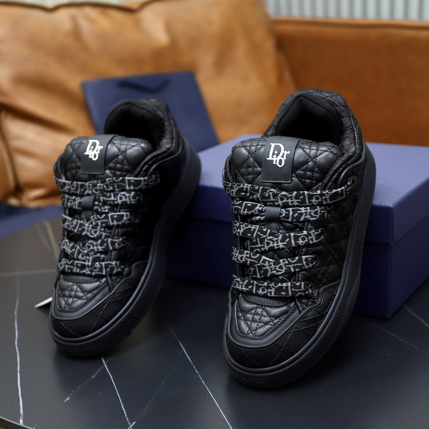 Dior Dad Sneakers: Stylish Retro Design, Embroidered Leather, All-Season Wear 7 i1758384776883 1739 0 5