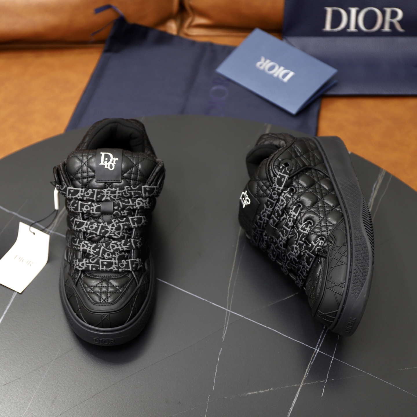 Dior Dad Sneakers: Stylish Retro Design, Embroidered Leather, All-Season Wear 8 i1758384778564 1310 0 6