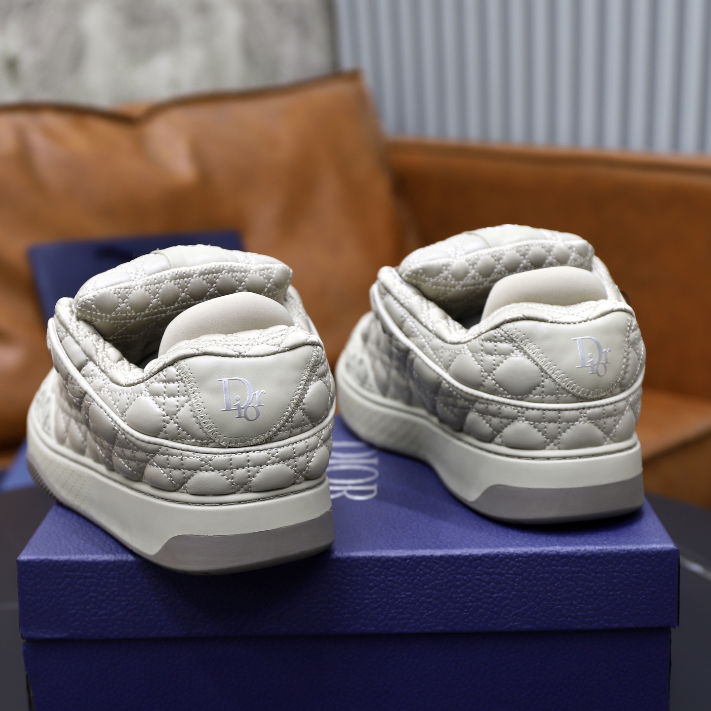 Dior Dad Sneakers in Beige Embroidered Leather, Retro Style, Sizes 38-45 6 i1758384794662 229 0 4