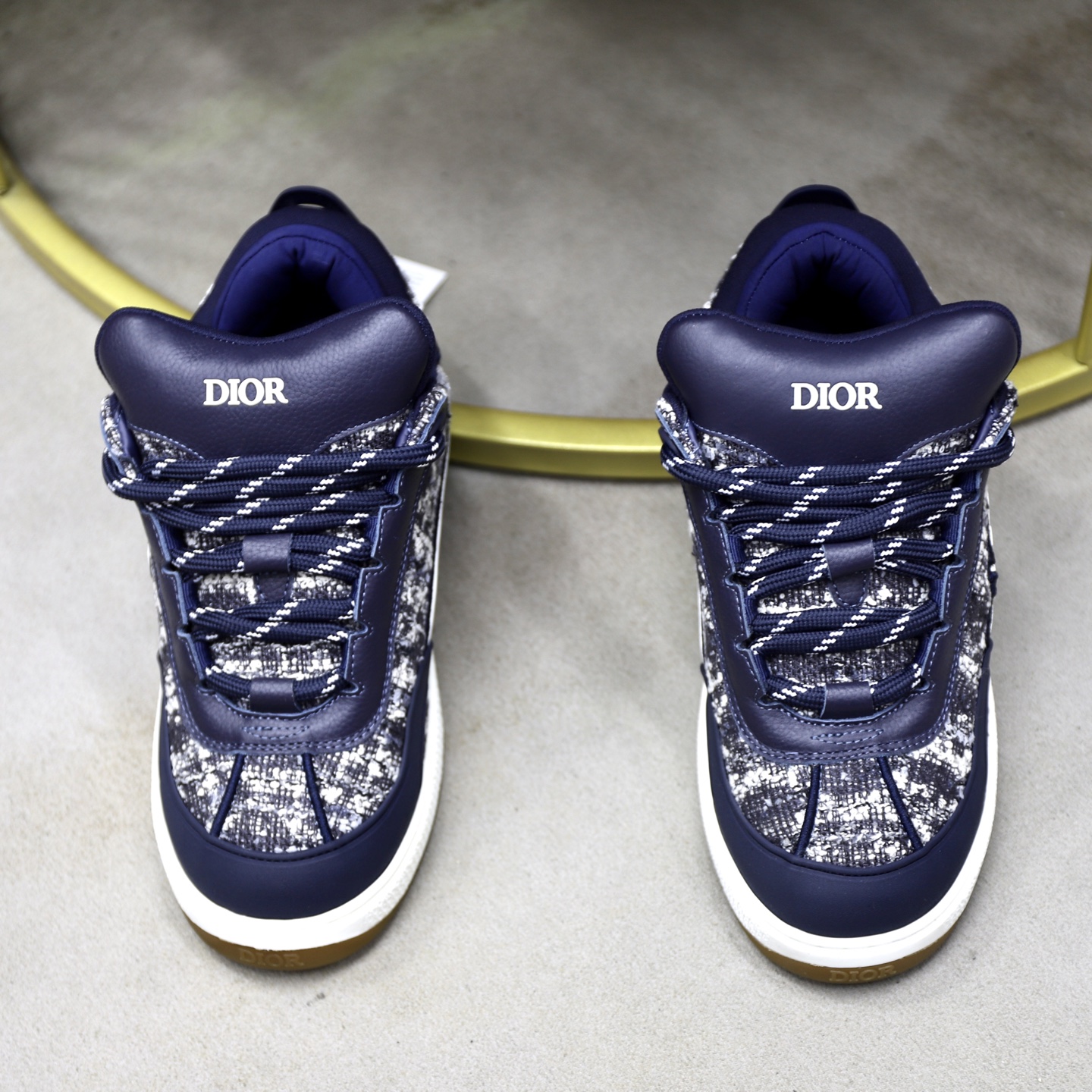 Dior Men's Dad Sneakers Fashionable Retro Style Shoes, Blue, Sizes 38-45 4 i1758384828728 9313 0 2