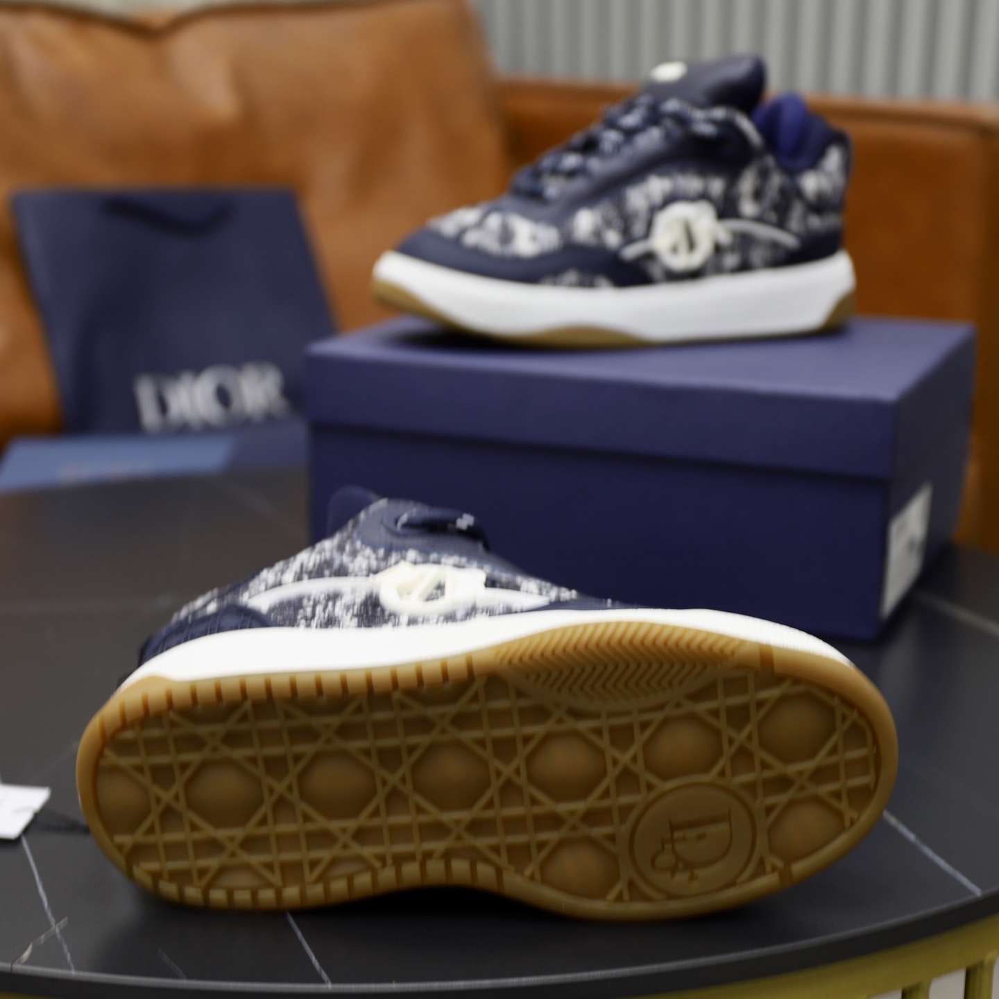 Dior Men's Dad Sneakers Fashionable Retro Style Shoes, Blue, Sizes 38-45 10 i1758384828845 8838 0 8