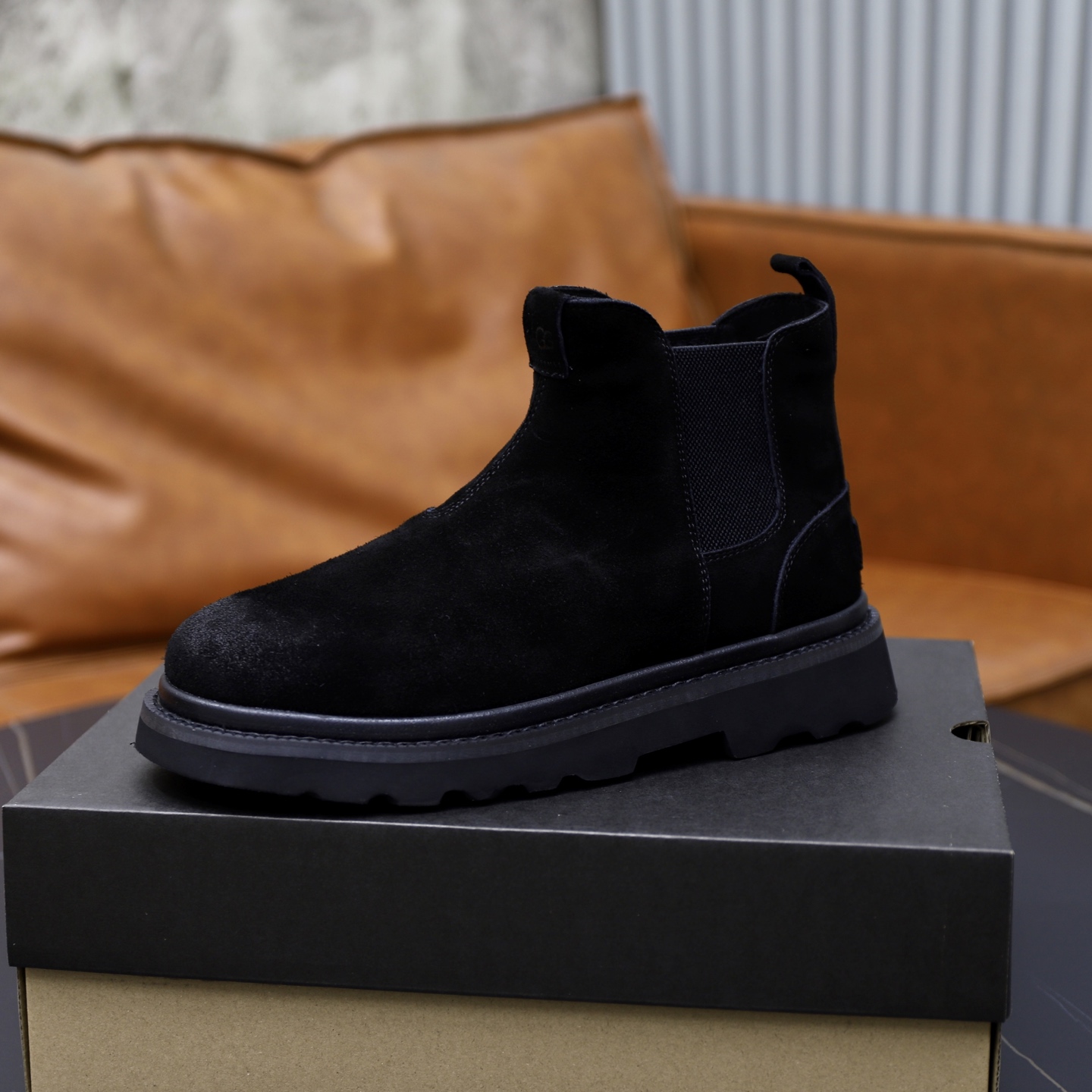 UGG Men's Classic Chelsea Boots - Suede Leather, Wool Lined, Comfortable 5 i1758471820631 4266 0 3