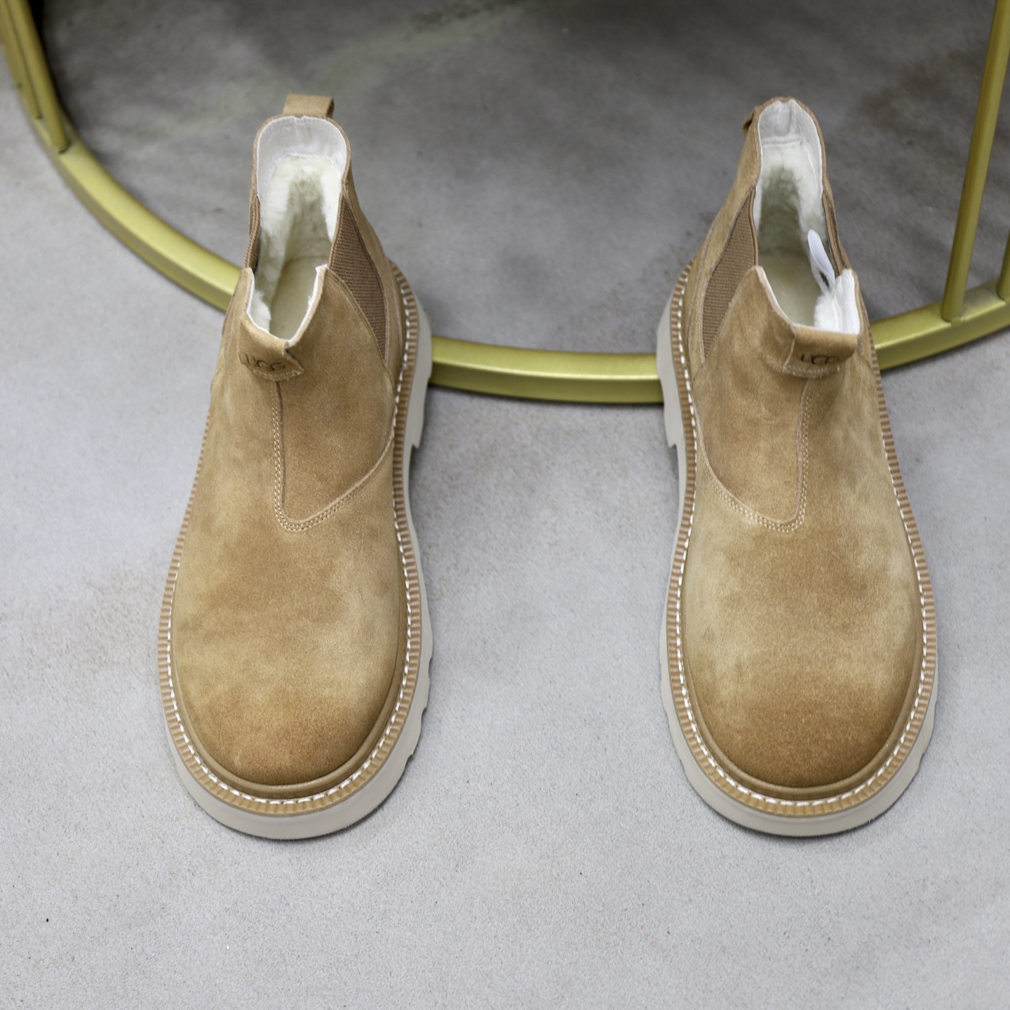 UGUCCI Men's Chelsea Boots - Premium Leather, Wool Lined, Anti-Slip Sole 4 i1758471885736 6867 0 2