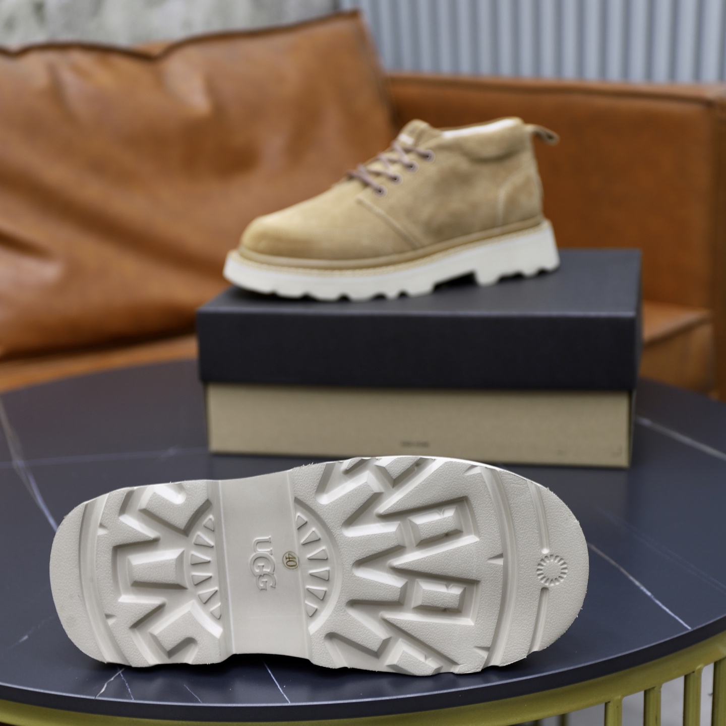 UGG Men's Casual Leather & Wool Lined Ankle Boots - Sizes 39-45 10 i1758471988536 8023 0 8