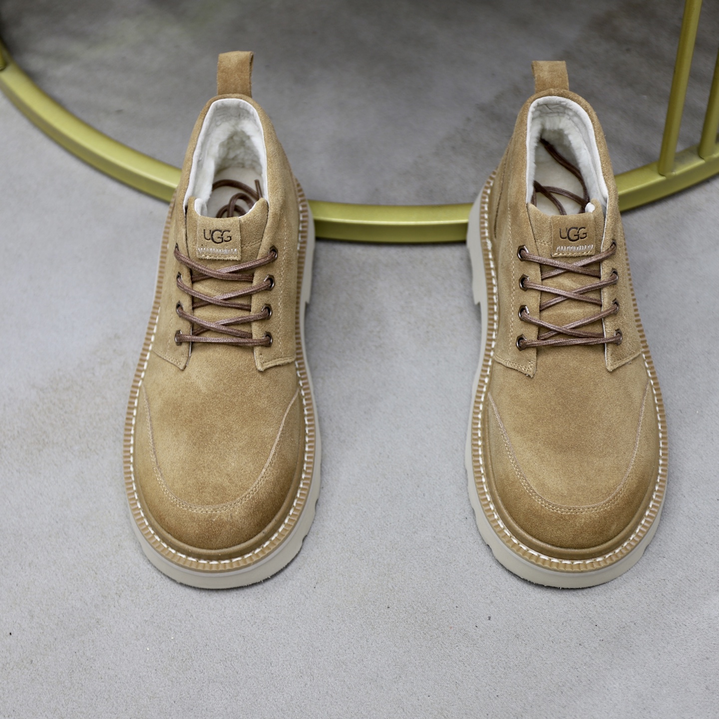 UGG Men's Casual Leather & Wool Lined Ankle Boots - Sizes 39-45 4 i1758471990892 2063 0 2