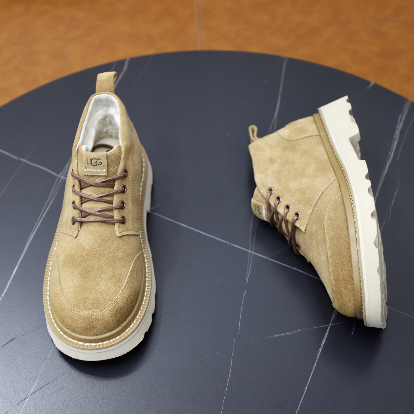 UGG Men's Casual Leather & Wool Lined Ankle Boots - Sizes 39-45 8 i1758471991158 6856 0 6