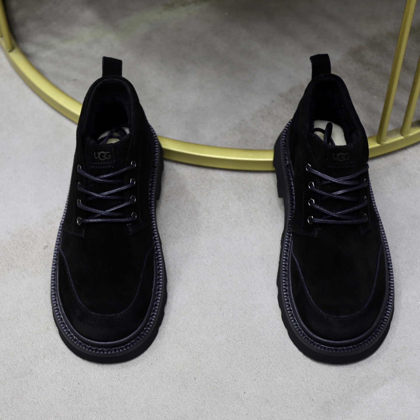 UGG Men's Casual Leather Ankle Boots - Warm, Comfortable, and Stylish 4 i1758472025737 3773 0 2