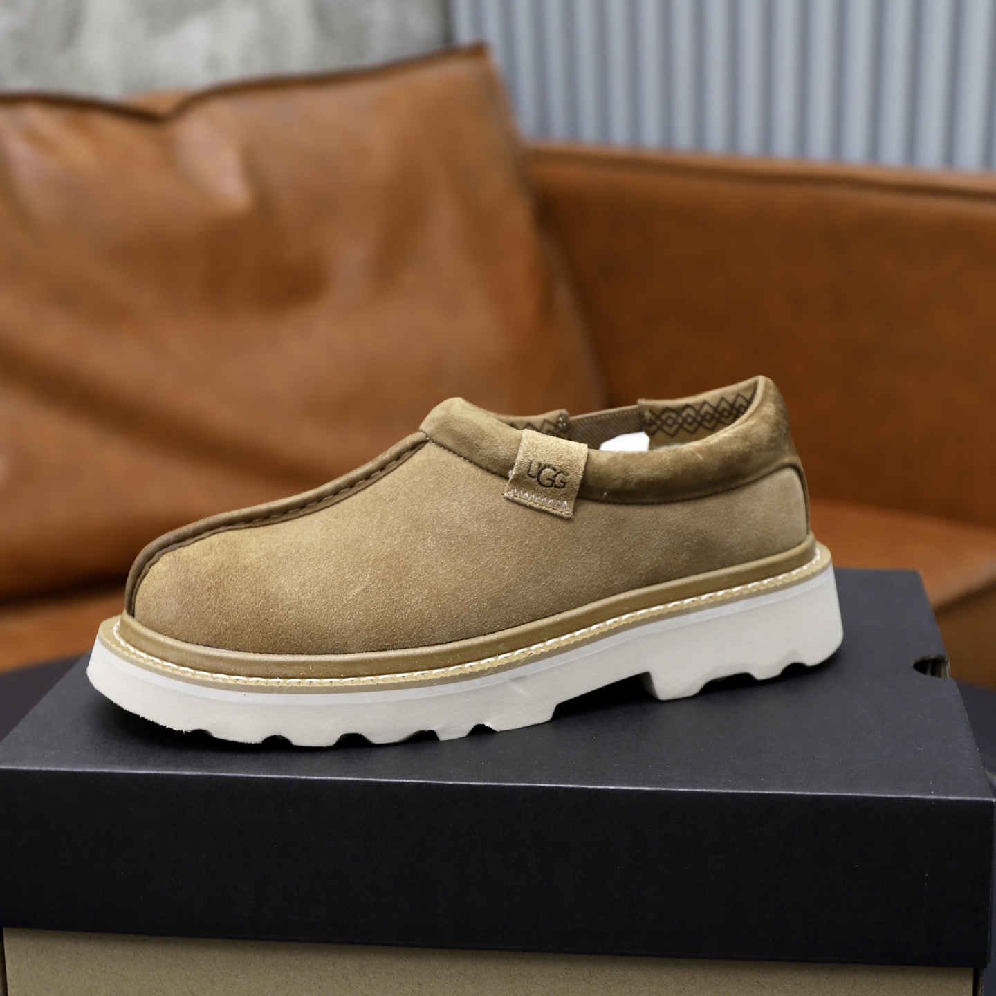 UGG Men's Tasman Suede Slippers with Wool Lining - Warm & Comfortable 5 i1758472100098 1424 0 3