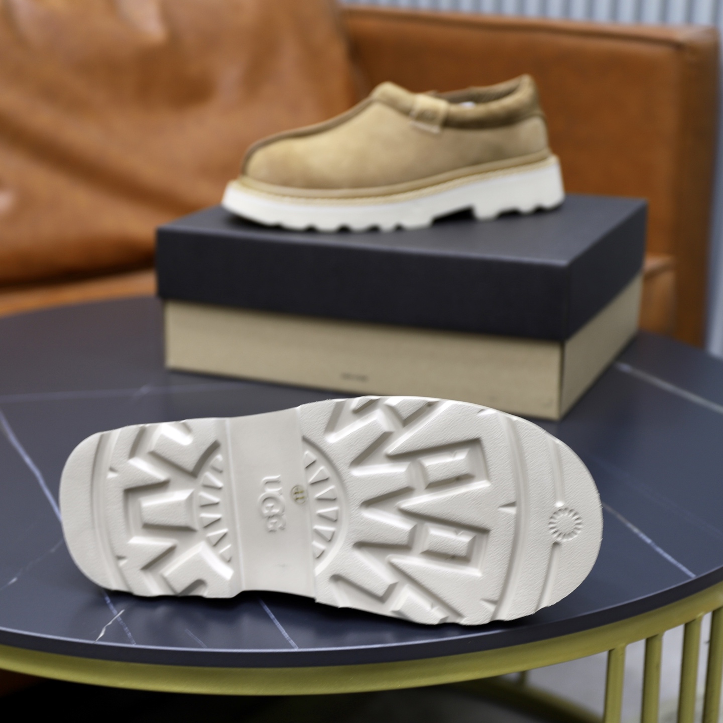 UGG Men's Tasman Suede Slippers with Wool Lining - Warm & Comfortable 10 i1758472102802 433 0 8