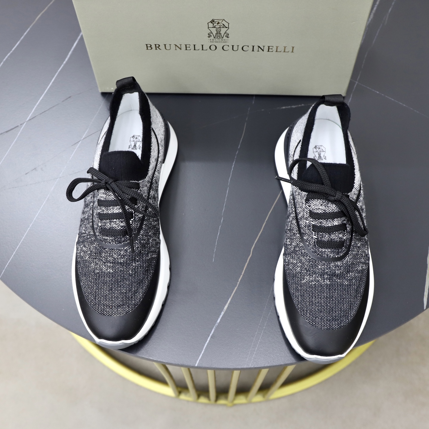 Мужские кроссовки Brunello Cucinelli серые