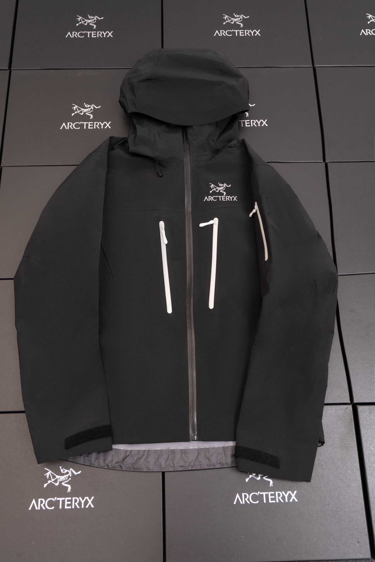 Tiro real de orca de primera calidad ARC'TERYX Arc'teryx Chaqueta rígida de nivel guía SV Arcteryx Alpha SV GTX de sext…