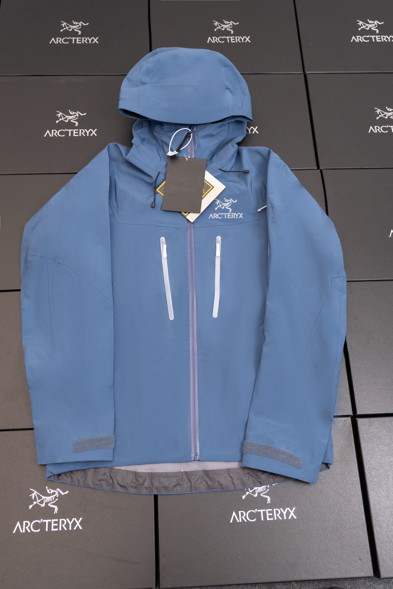 Tiro real azul Jinghai de alta calidad ARC'TERYX Arc'teryx sexta generación SV Arcteryx Alpha SV GTX Chaqueta rígida de…