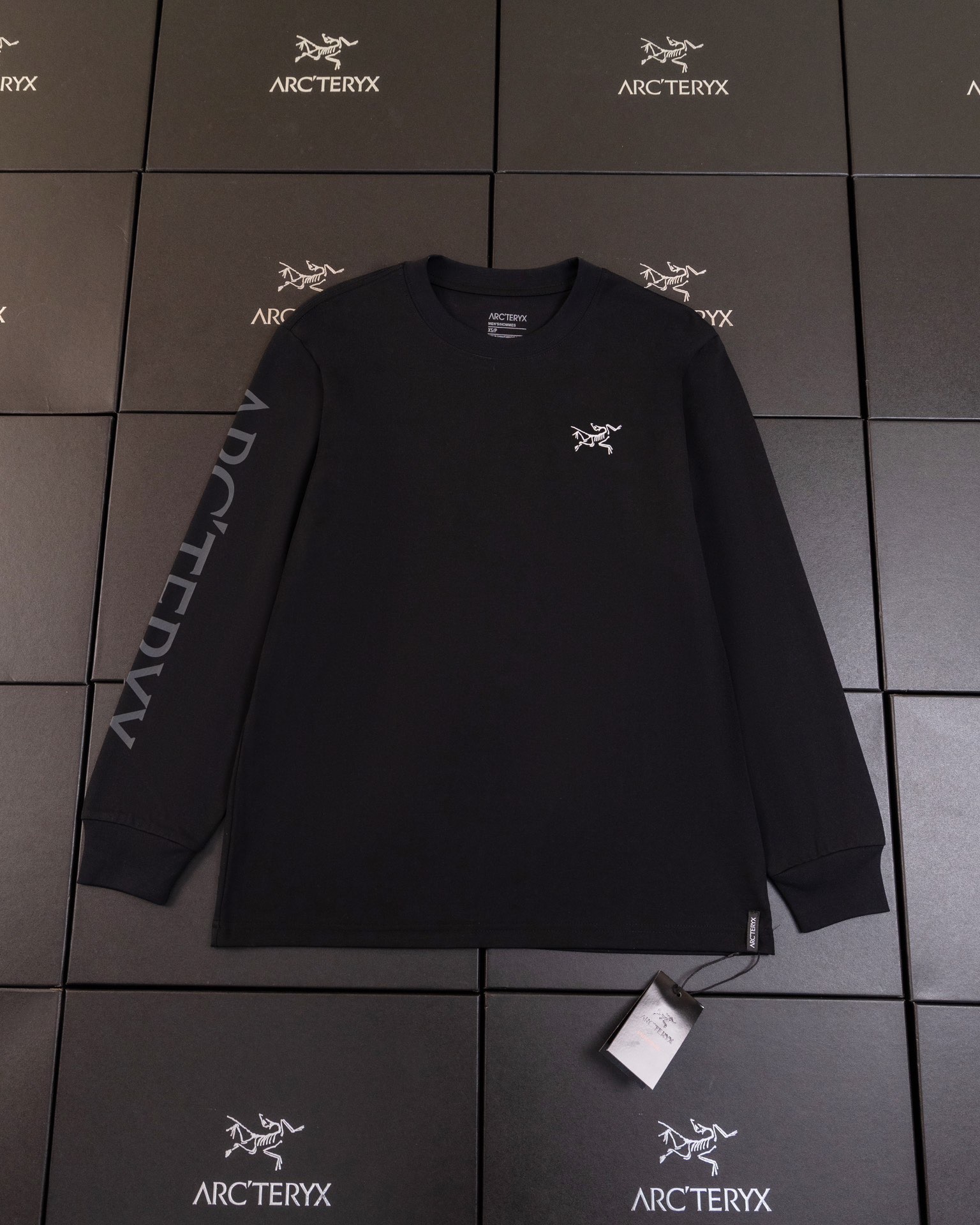 Arcteryx Cormac Series Logo Bird's nueva versión alta de otoño e invierno 24ss 320g tejido de doble hilo l LS…