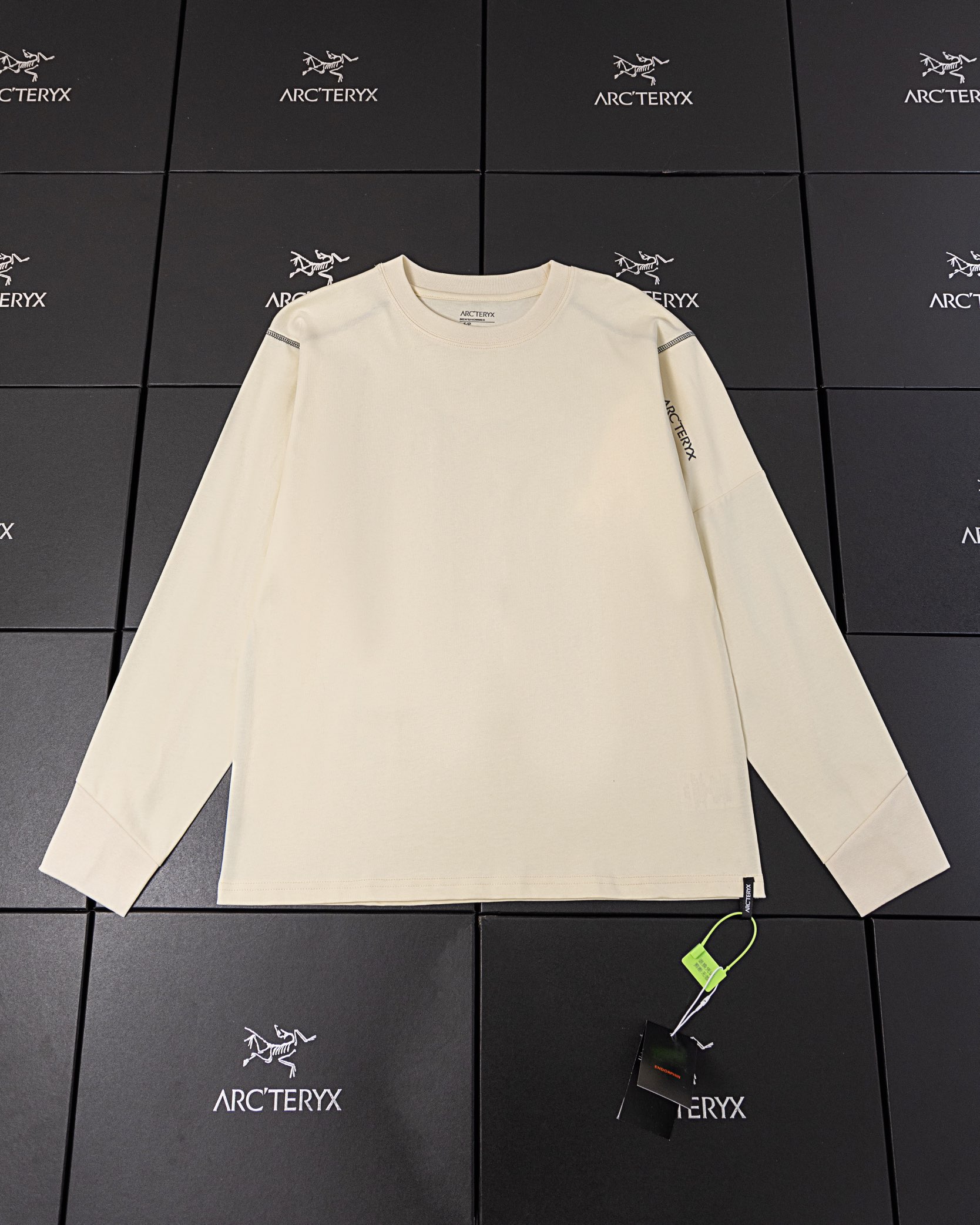 Arcteryx Cormac Series Logo Bird's nueva versión alta de otoño e invierno 24ss 320g tejido de doble hilo l LS…