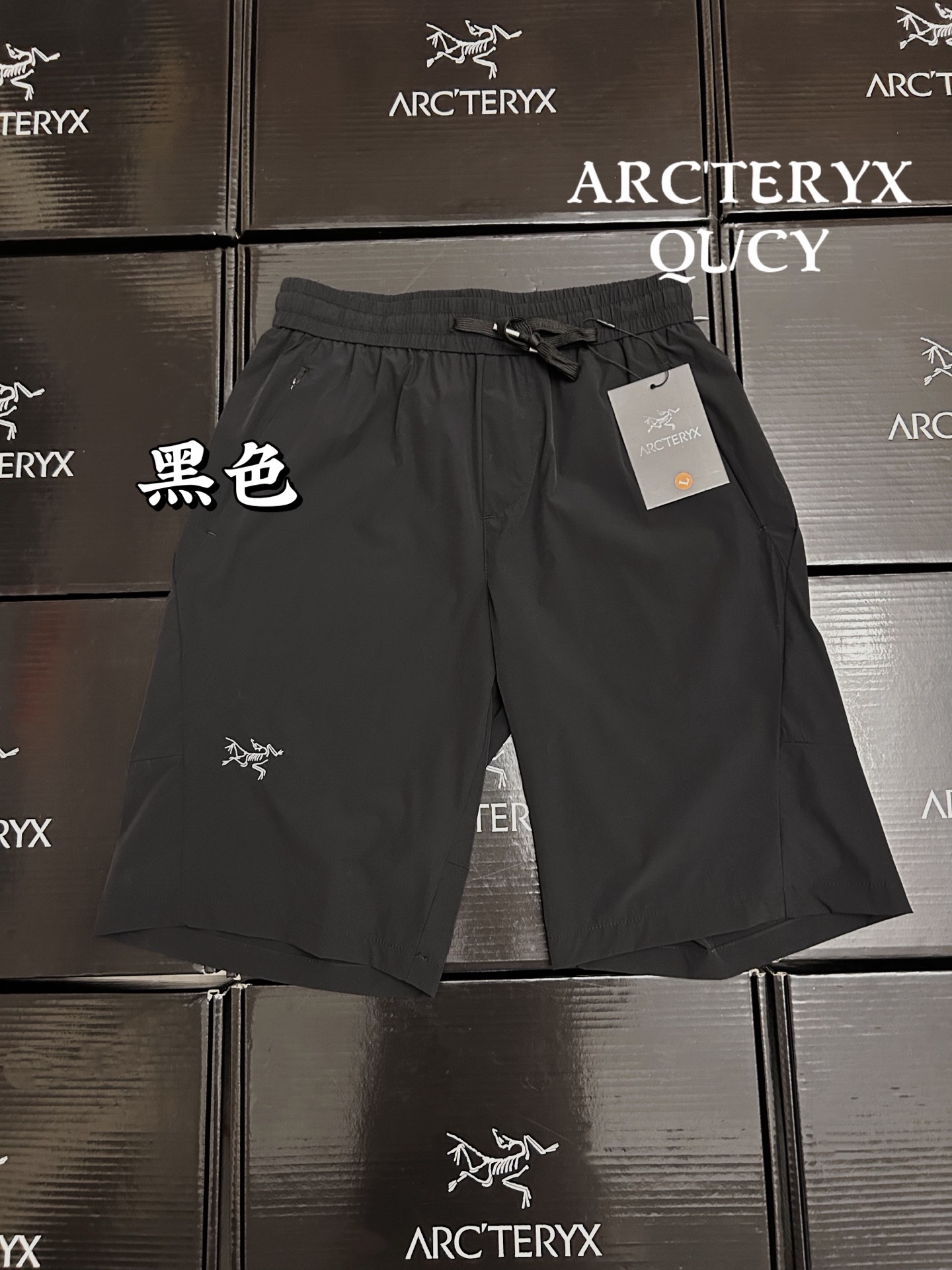 Arc'teryx ARC'TERYX始祖鸟户外轻量男款速干弹力耐磨软壳短裤 百灵刺绣版本 把户外感穿进日常