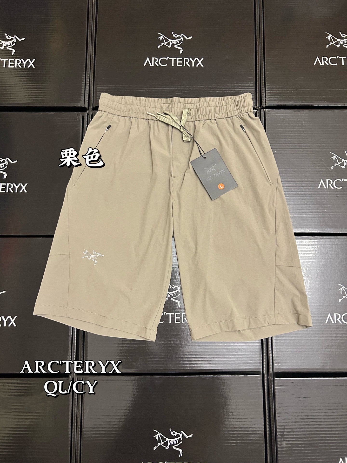 Arc'teryx ARC'TERYX始祖鸟户外轻量男款速干弹力耐磨软壳短裤 百灵刺绣版本 把户外感穿进日常