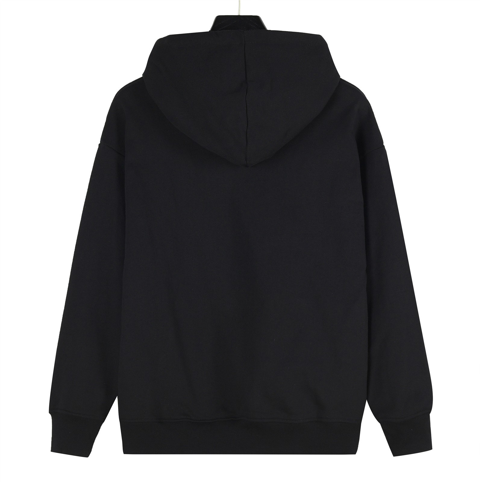 Prada普拉达 25Fw 经典领口缝线三角标尼龙袋鼠口袋连帽卫衣黑色-Chinese UA Cheap High Quatity Brand Clothes Bags handbags Sneakers wholesale wholesaler seller from China Factory suppliers Fashion Clothing Shoes best Quality Beautiful Price Prada普拉达 25Fw 经典领口缝线三角标尼龙袋鼠口袋连帽卫衣黑色