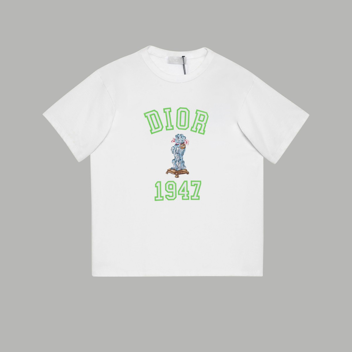 Dior Clothing T-Shirt Buy 1:1
 Printing Unisex Cotton Short Sleeve