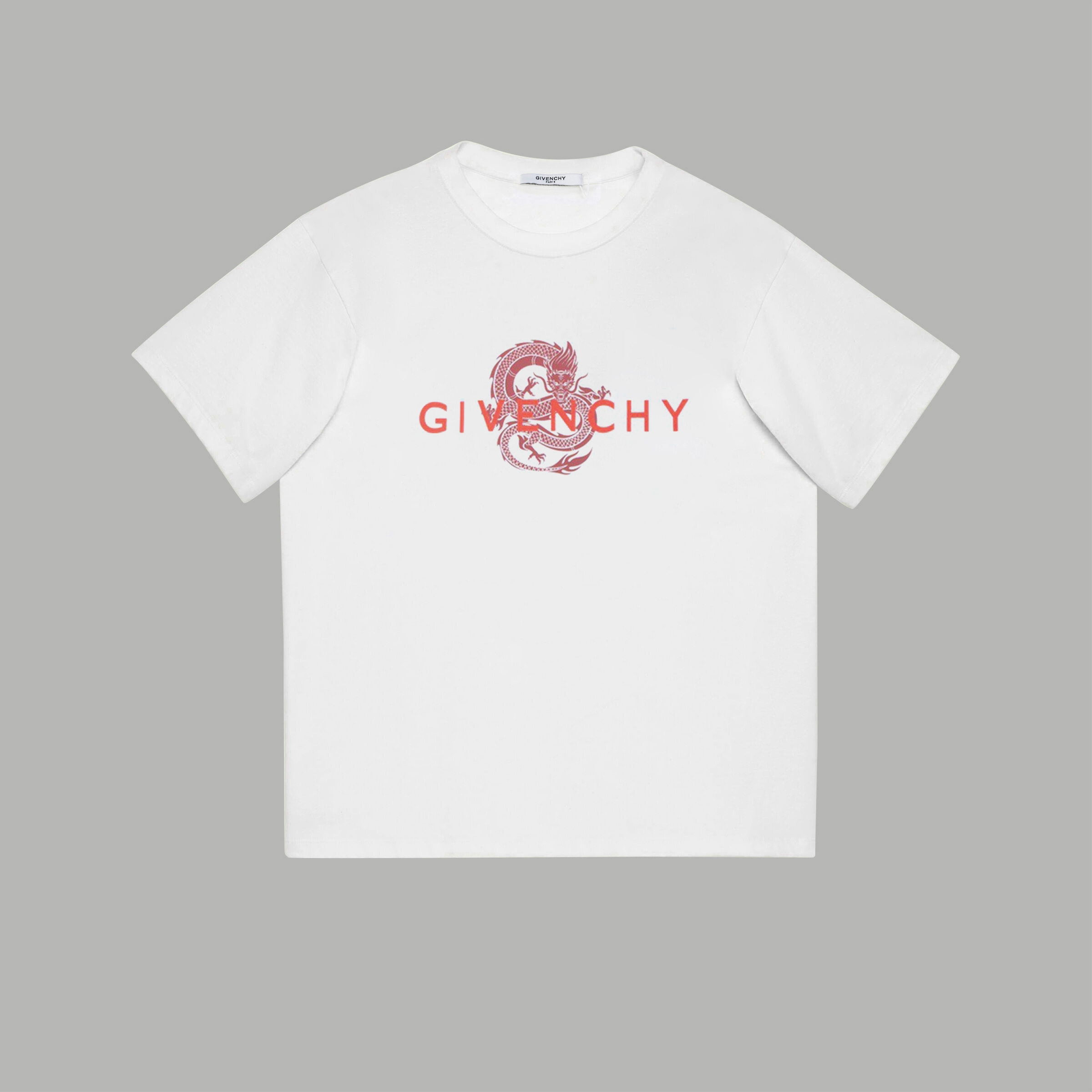 Givenchy Clothing T-Shirt Printing Unisex Cotton Spring/Summer Collection Short Sleeve