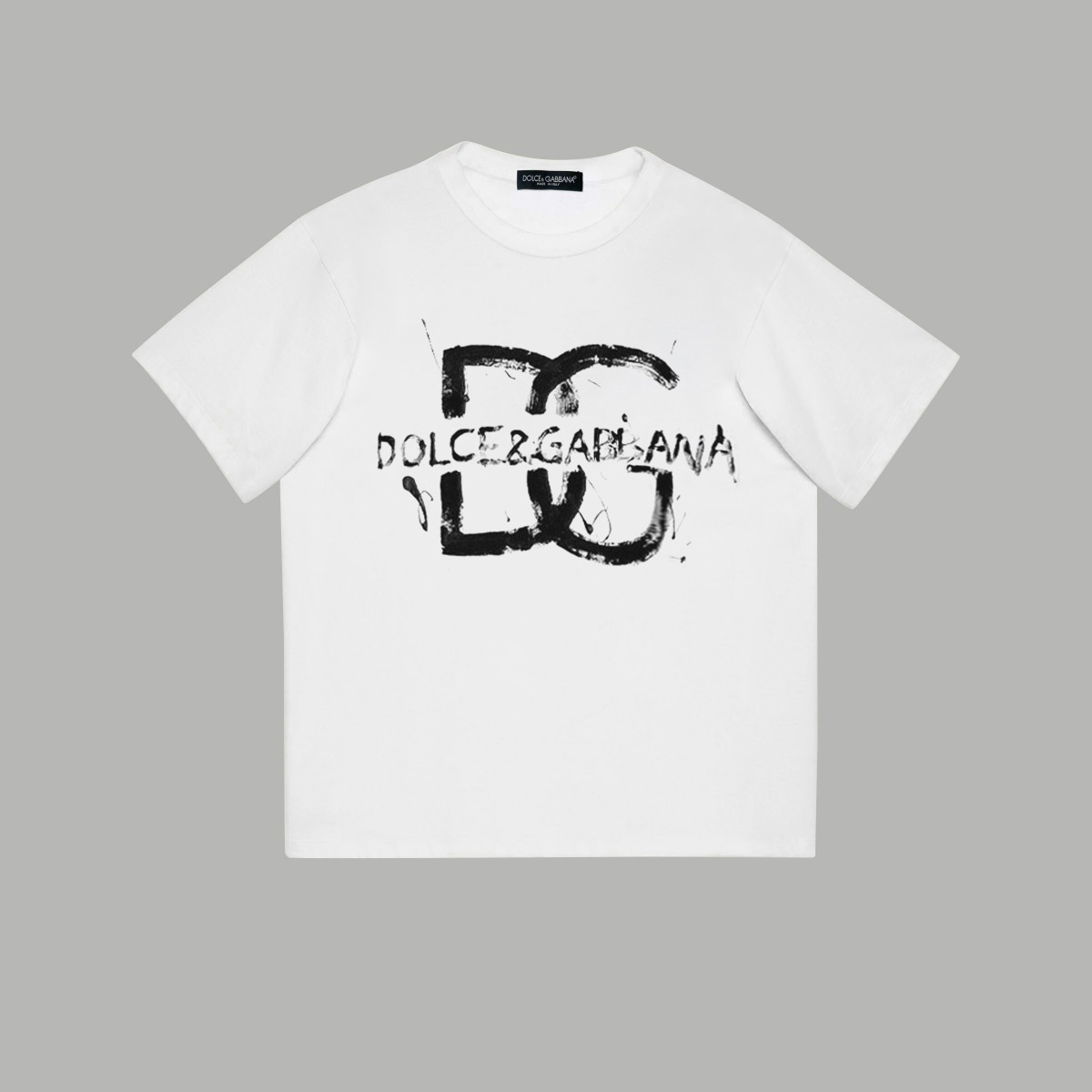 Dolce & Gabbana Clothing T-Shirt Printing Unisex Cotton Spring/Summer Collection Short Sleeve