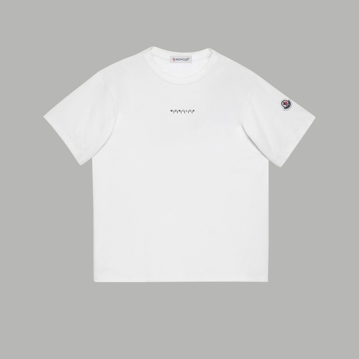 Moncler Clothing T-Shirt Embroidery Unisex Cotton Spring/Summer Collection Short Sleeve