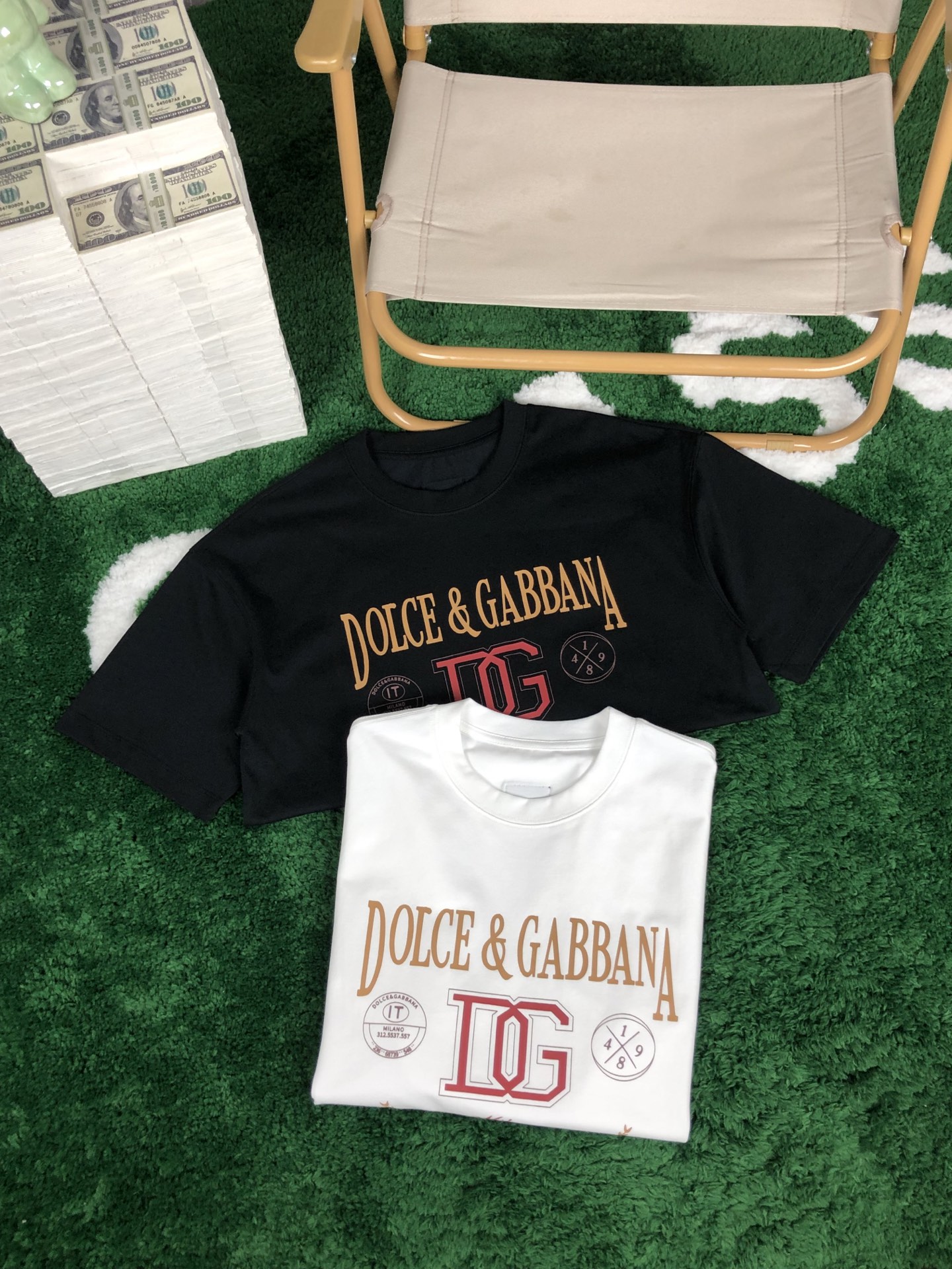  🆕杜嘉班纳D&G🆕 2024新款 重磅秋冬T恤🏖，官网同步 原版1-1复、洗水割烂工艺 ，做工精细无可