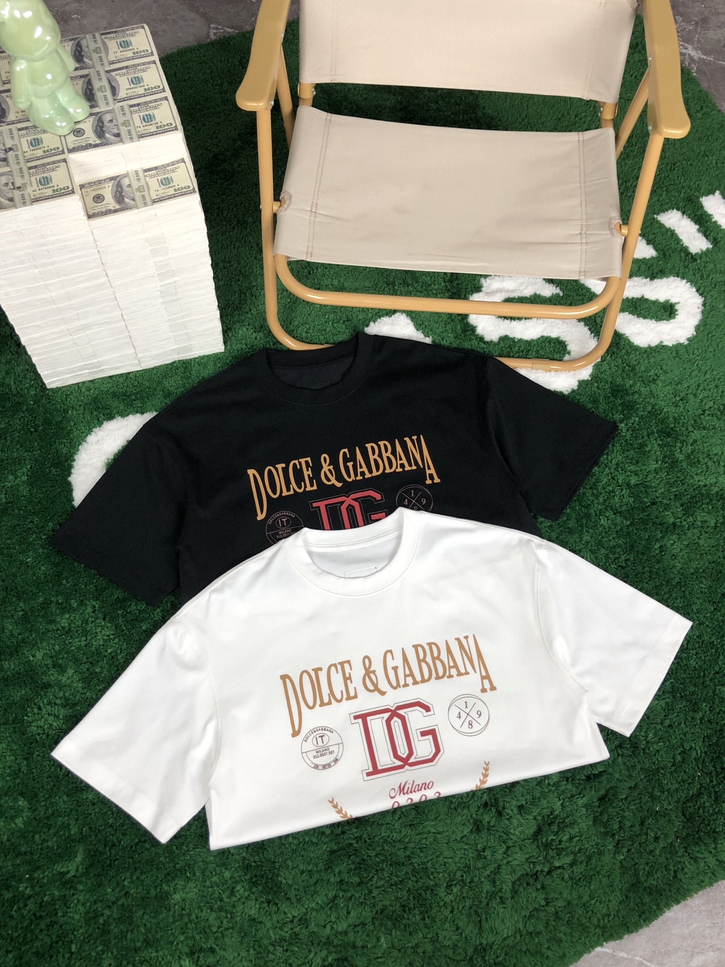  🆕杜嘉班纳D&G🆕 2024新款 重磅秋冬T恤🏖，官网同步 原版1-1复、洗水割烂工艺 ，做工精细无可