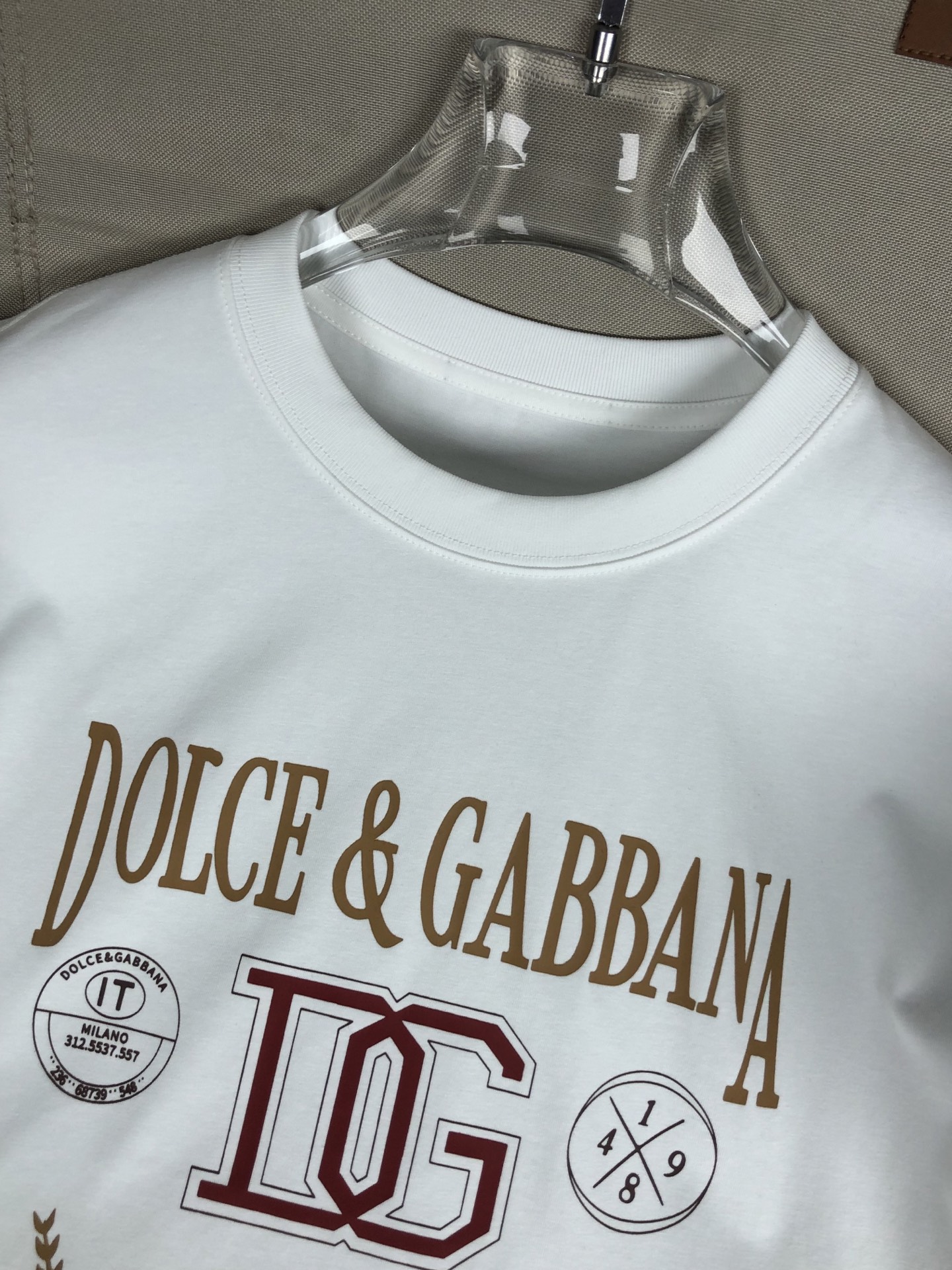  🆕杜嘉班纳D&G🆕 2024新款 重磅秋冬T恤🏖，官网同步 原版1-1复、洗水割烂工艺 ，做工精细无可