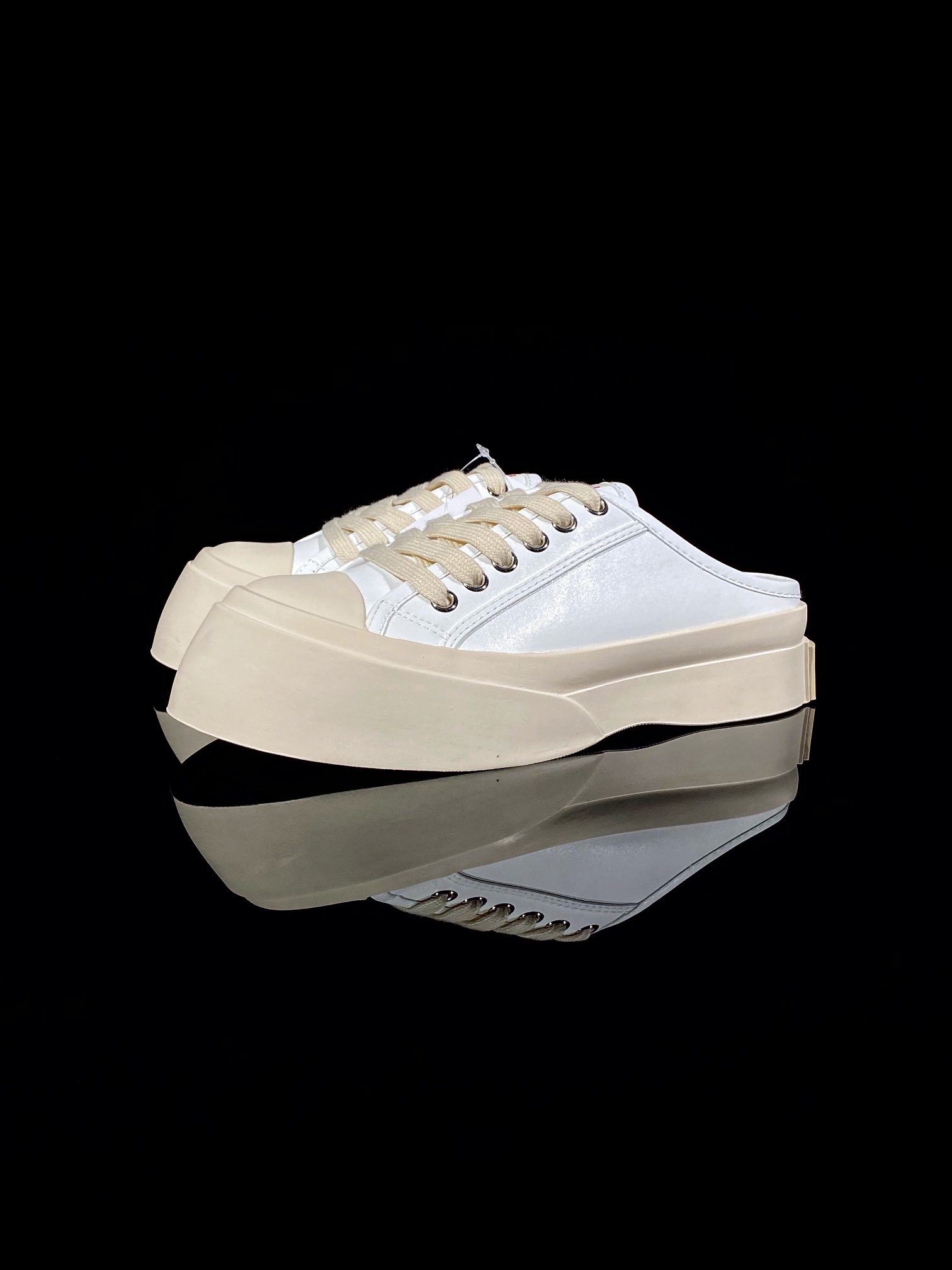 In stock Guangdong high version Marni Pablo Leather Mary Jane Sneaker Italian luxury brand