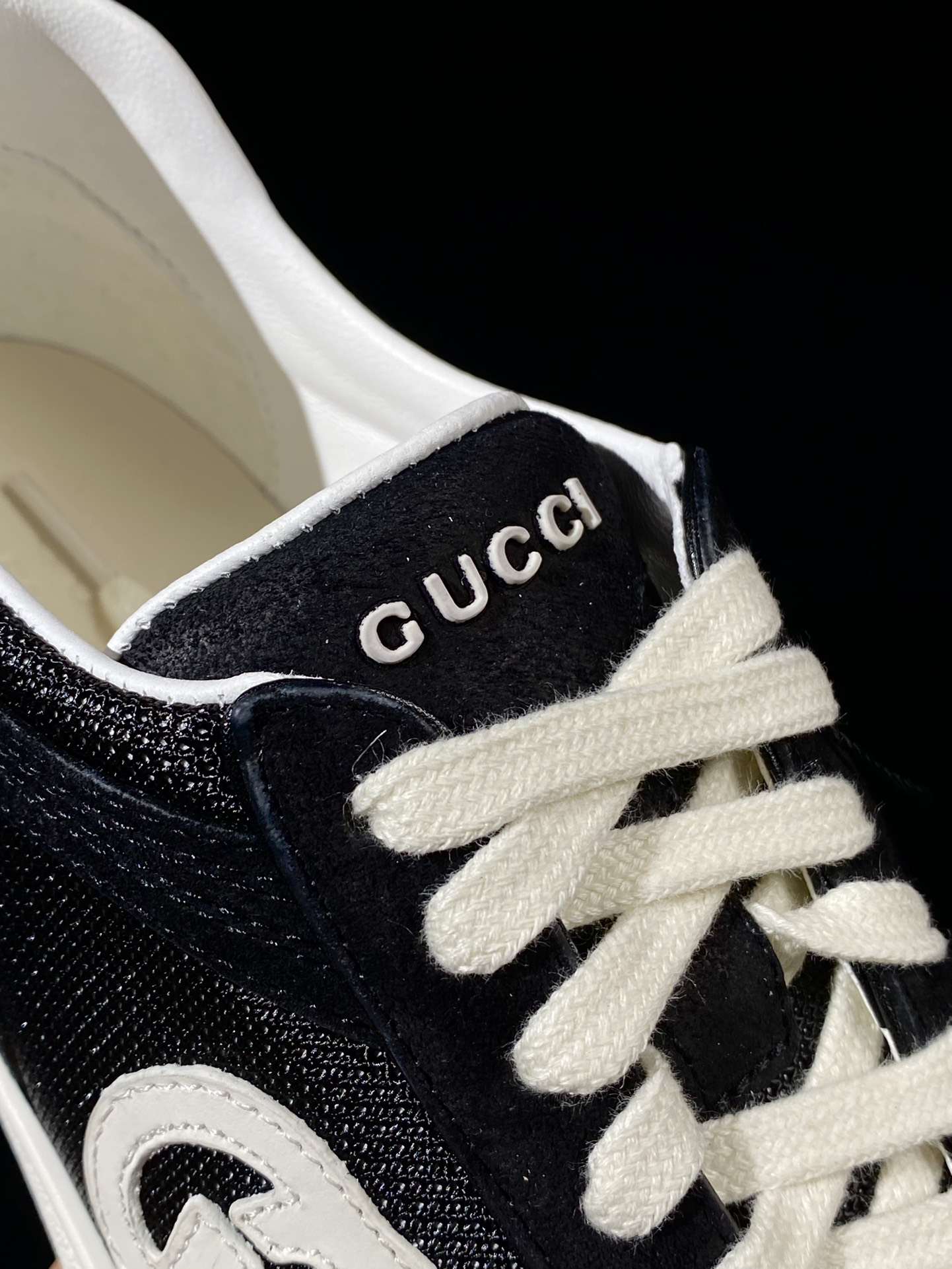 360  24s Gucci Lido 古驰 2024新款绒网板鞋 791742 AADM0 4141