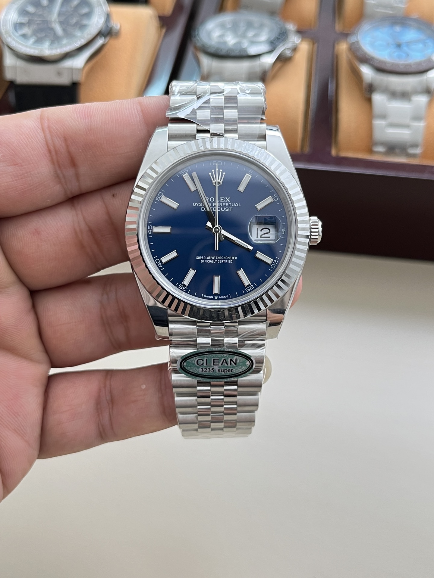 롤렉스 데이트저스트 41mm 3235 무브먼트 레플리카 43225