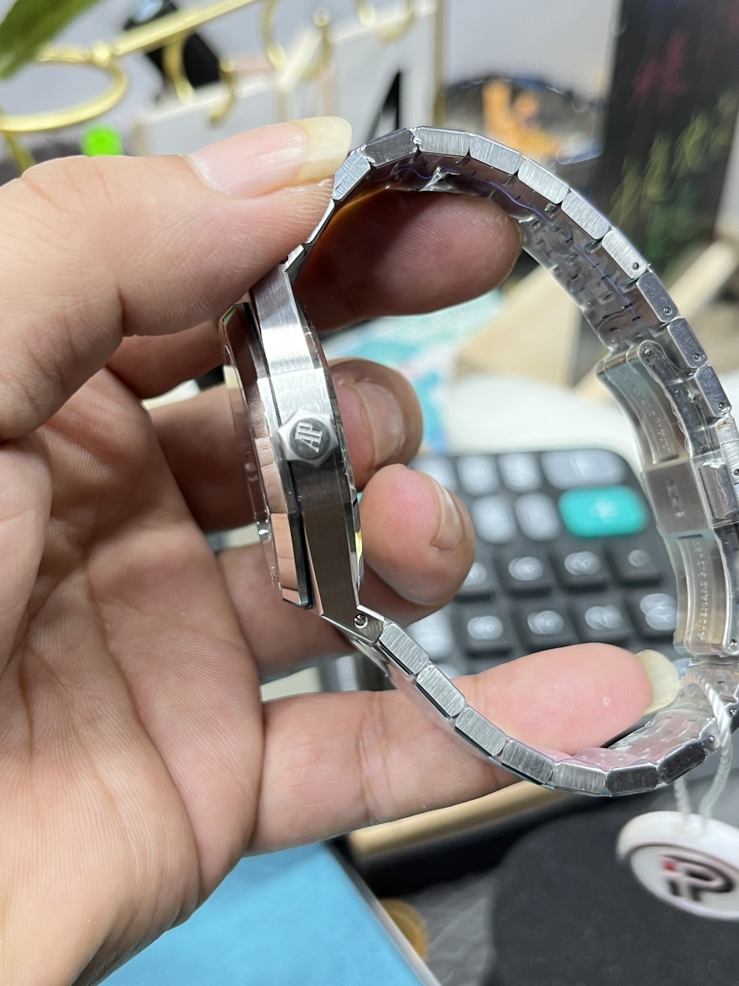 IP-Eppendix 15450ST Women ‘ s Royal Oak Series/37mm/Cal3120 Total Automatic Machinery - 图片 6