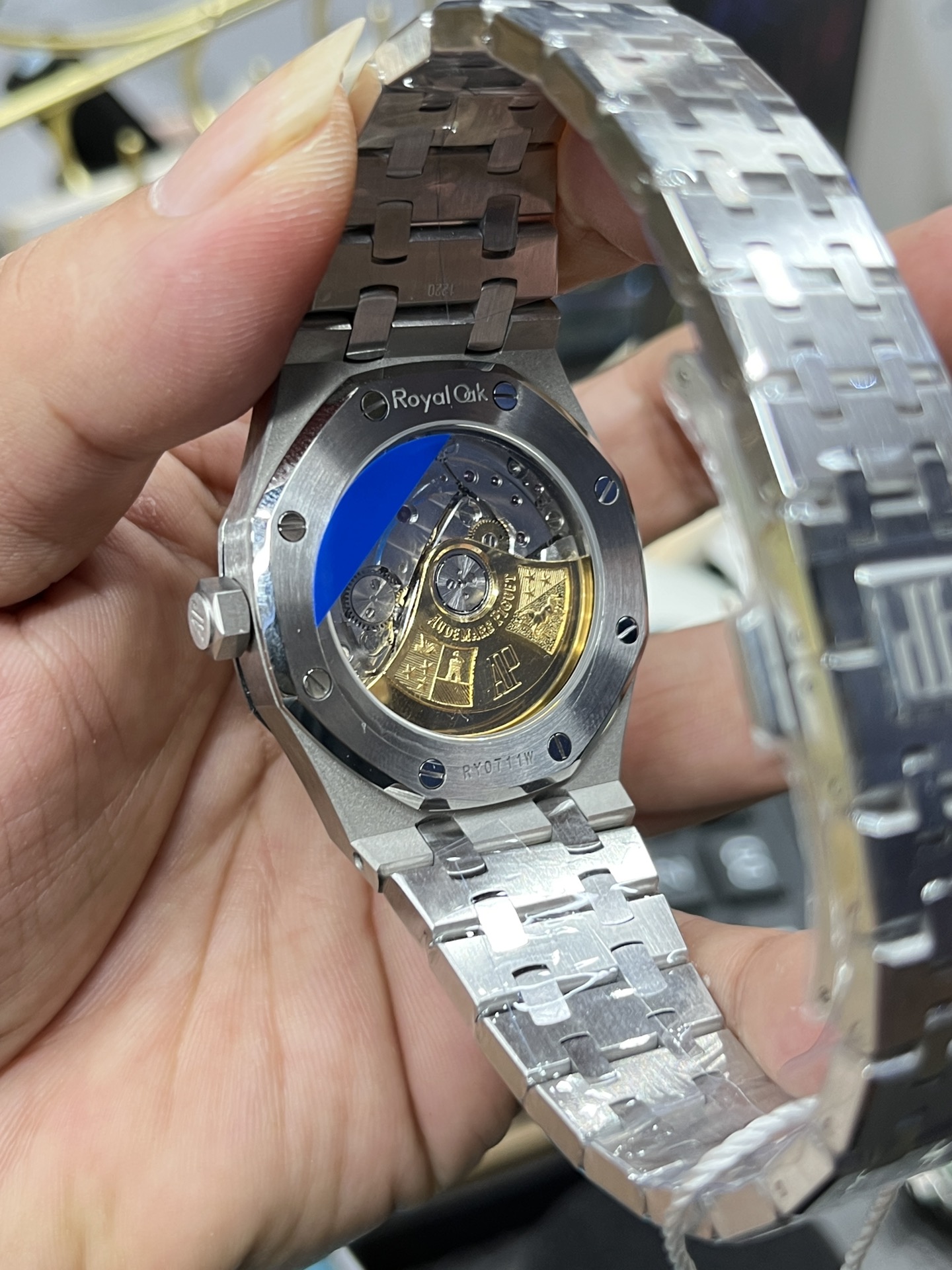 IP-Eppendix 15450ST Women ‘ s Royal Oak Series/37mm/Cal3120 Total Automatic Machinery - 图片 7