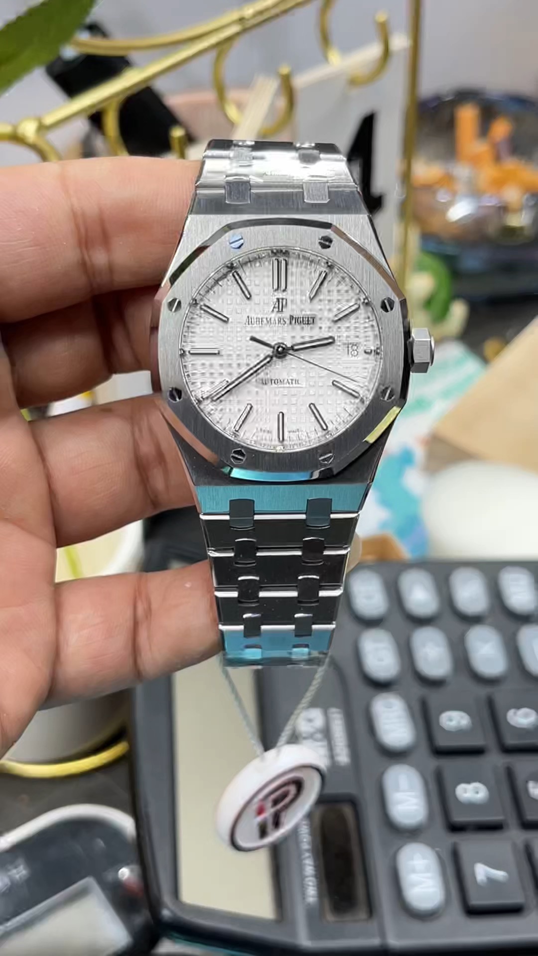 IP-Eppendix 15450ST Women ‘ s Royal Oak Series/37mm/Cal3120 Total Automatic Machinery