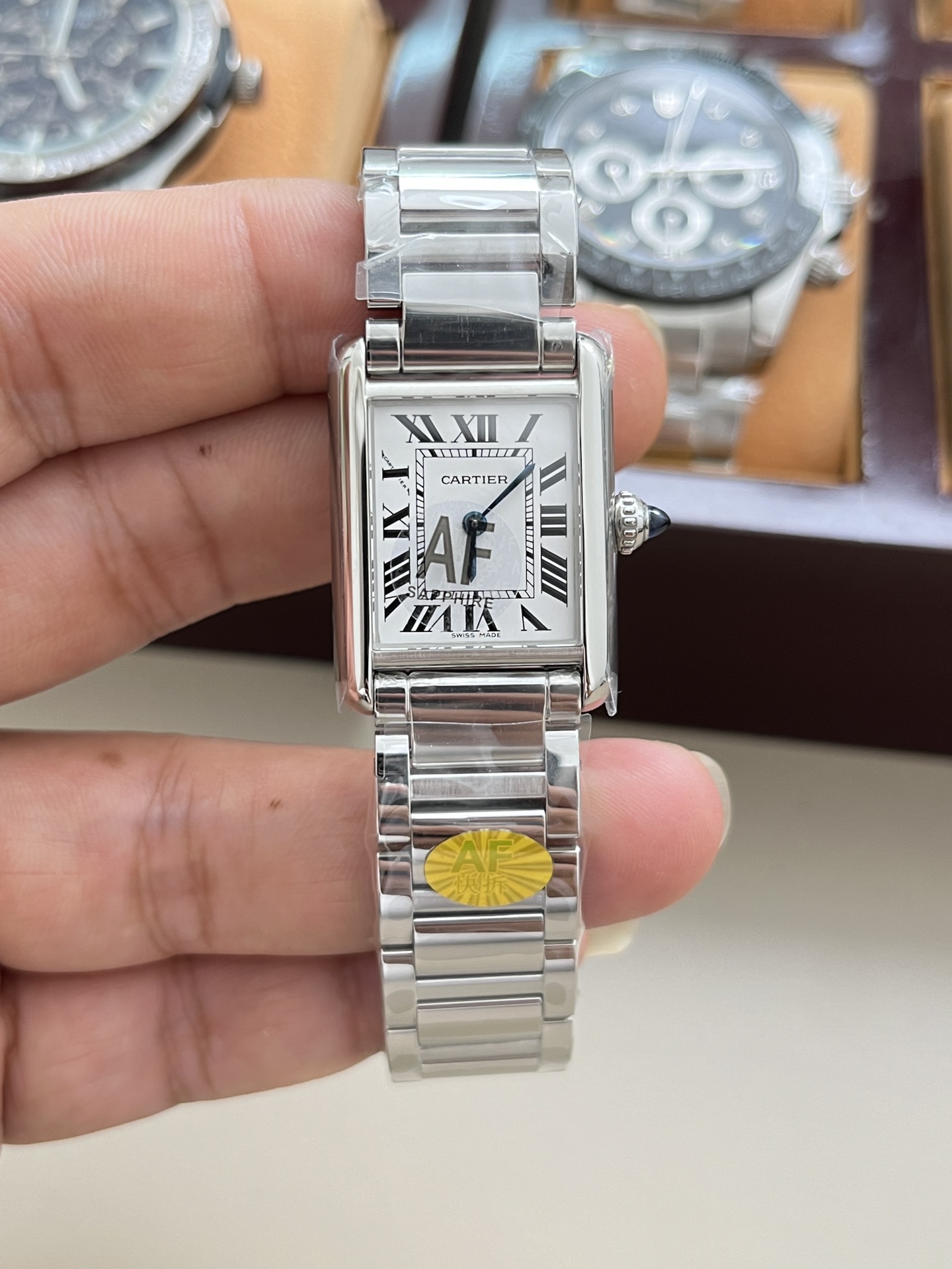 까르띠에 산토스 29.5×22mm 29.5mm AF공장 쿼츠 무브먼트 레플리카 42600