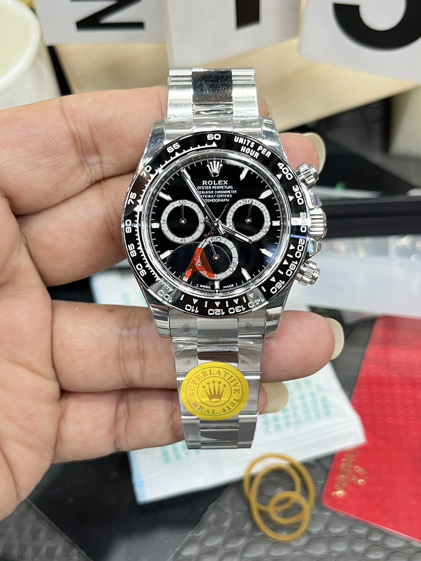롤렉스 데이토나 40mm VS공장 4131 무브먼트 레플리카 43210