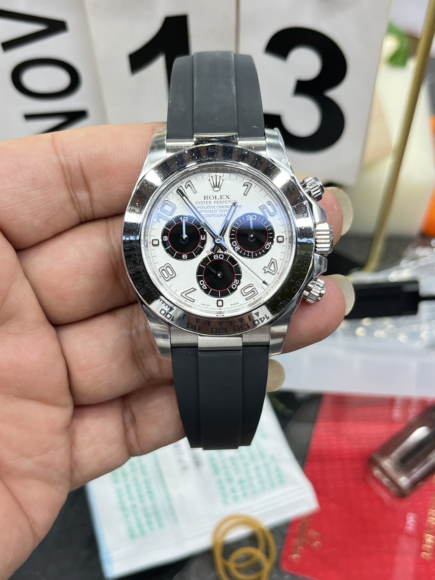 롤렉스 데이토나 40mm 4130 무브먼트 레플리카 43222