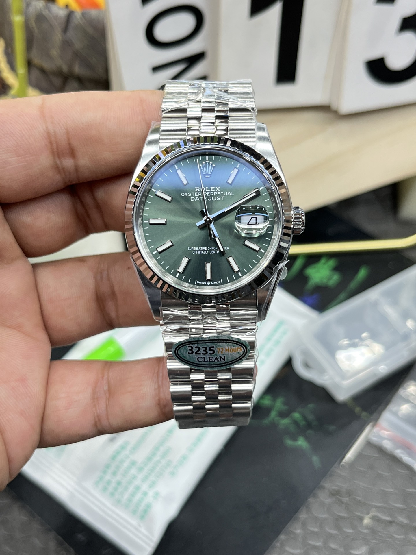 롤렉스 데이트저스트 36mm 3235 무브먼트 레플리카 43216