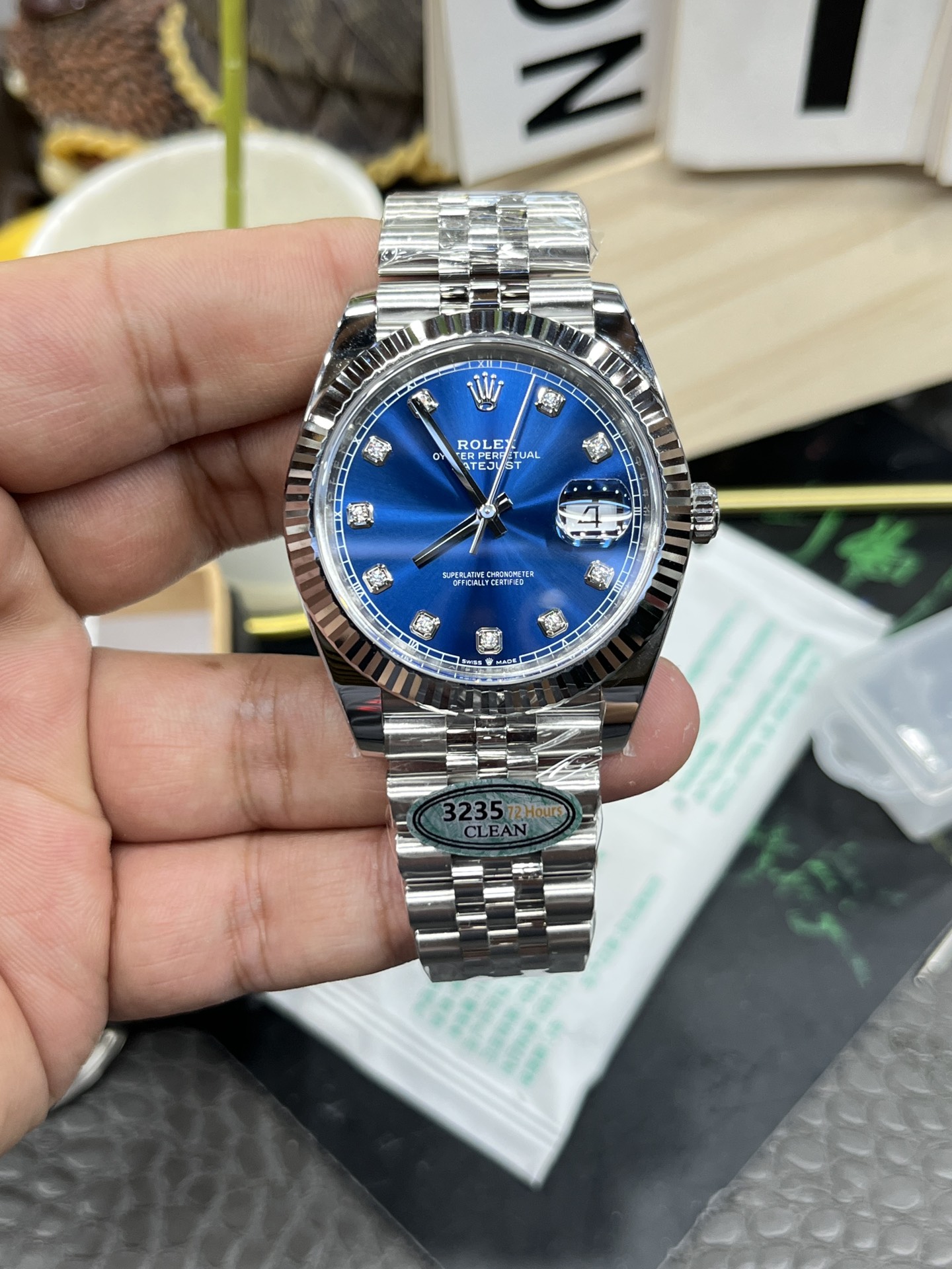 롤렉스 데이트저스트 41mm 3235 무브먼트 레플리카 43219